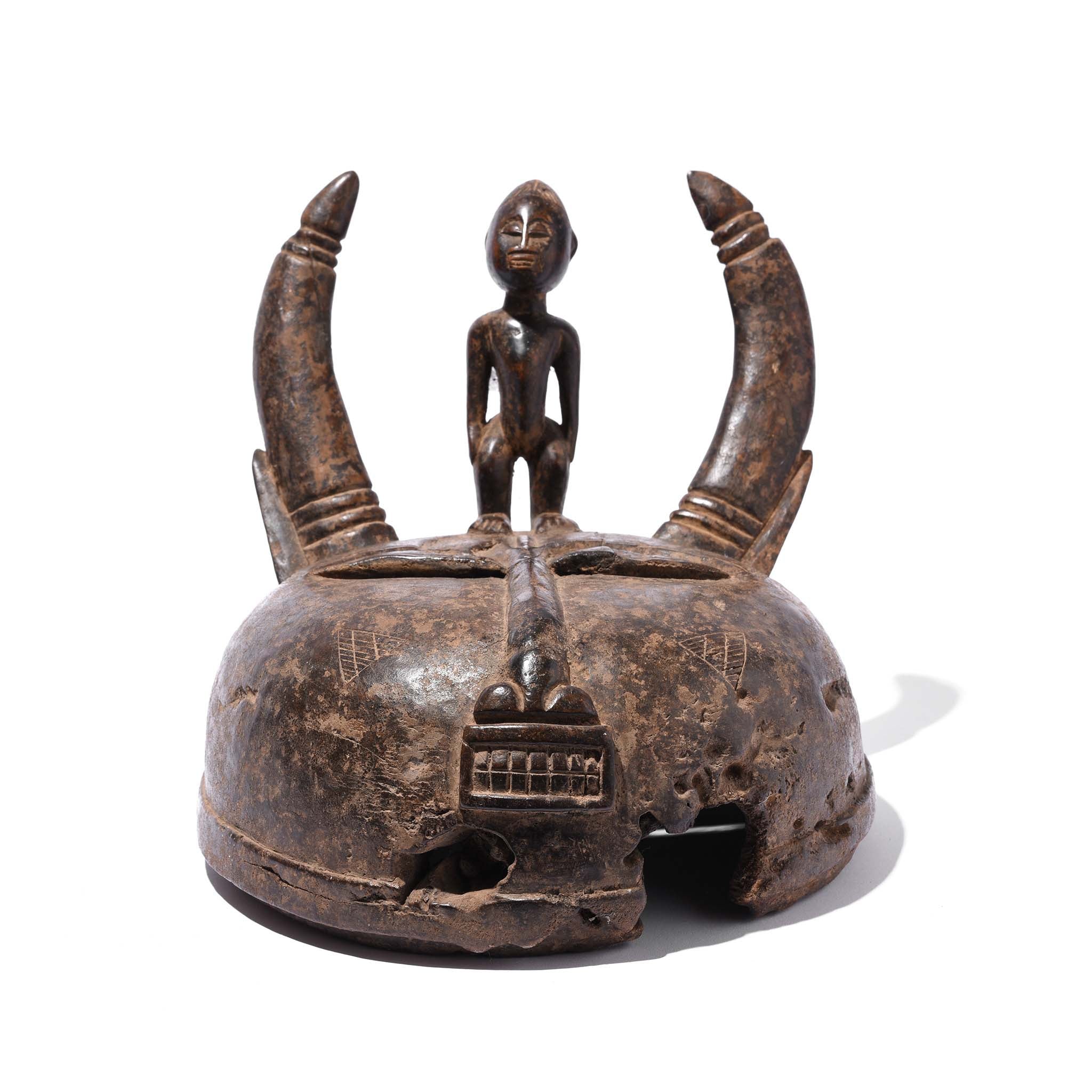 Carved Senufo Helmet Mask - Ca 1920 - Image 5