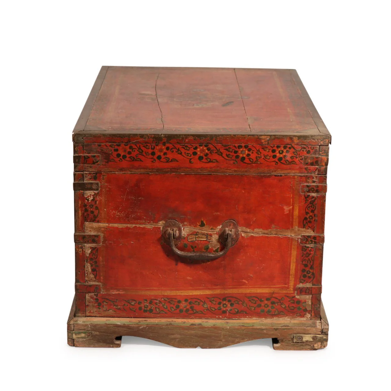 Painted Teak Jewellery Box from Rajasthan -19thC - Image 5