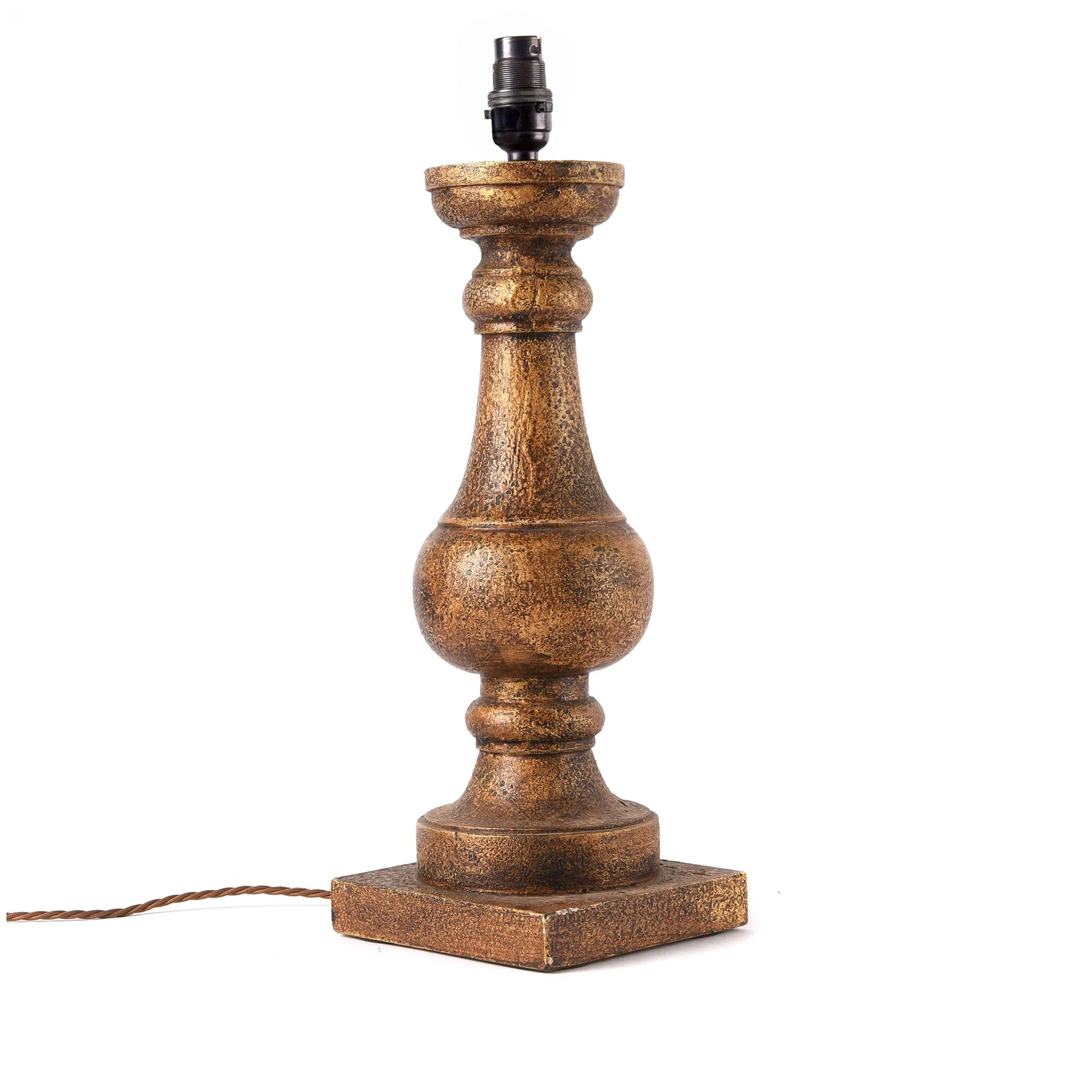 Turned Wood Table Lamp - Image 4
