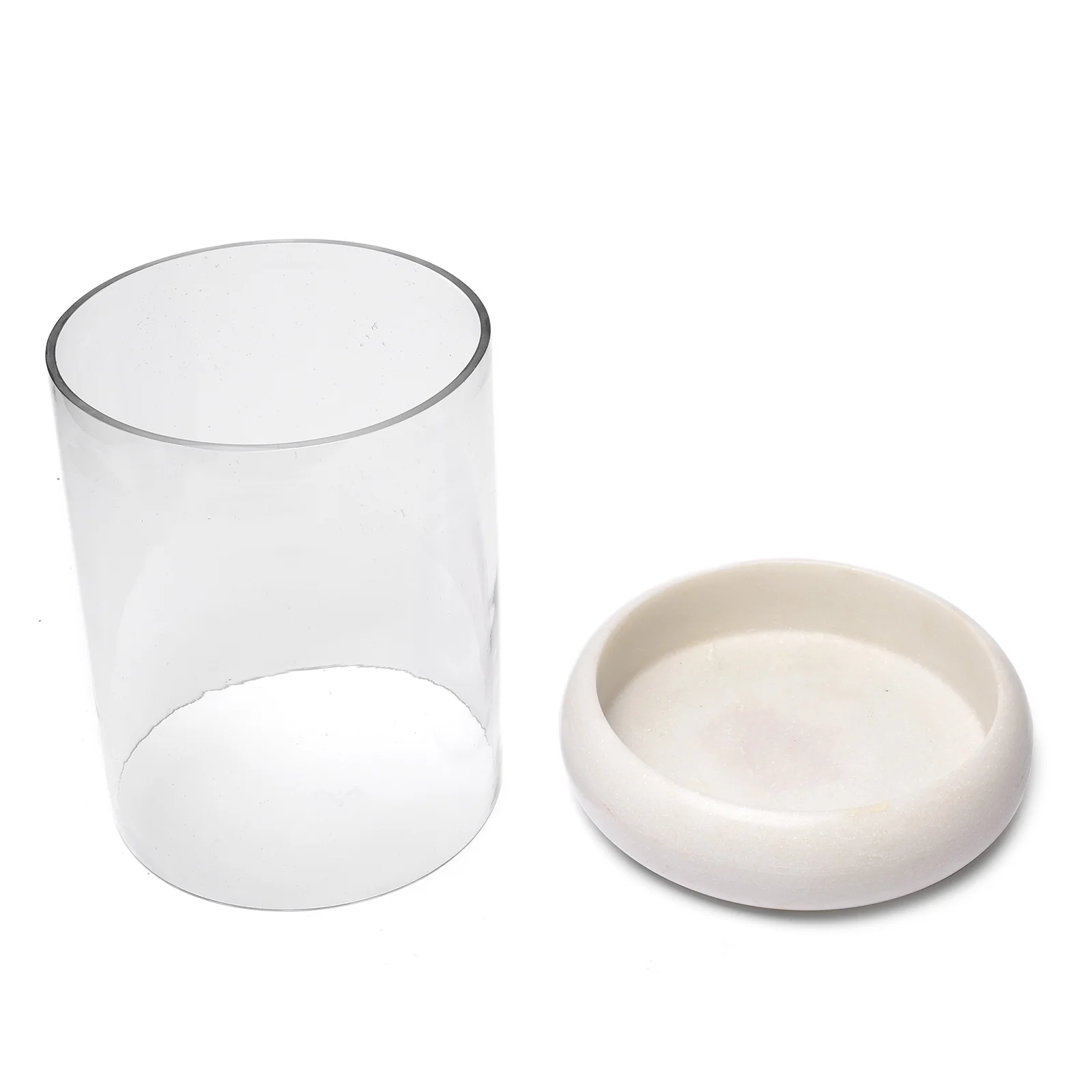 Glass & Marble Storm Lamp - Image 6