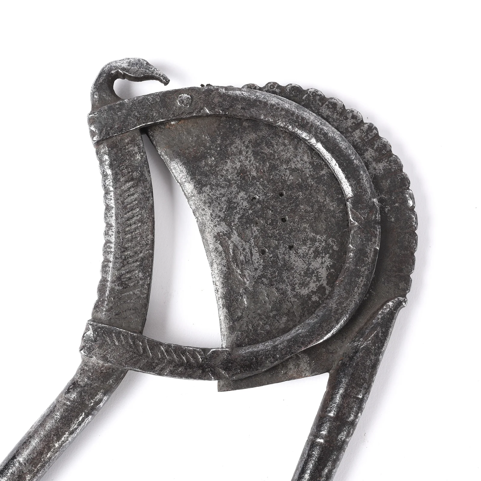 Large Iron Sarota (Betel Nut Cutter) - 19thC - Image 3