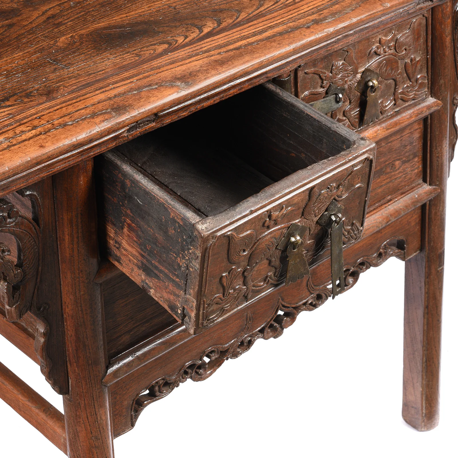 Carved Coffer Table From Shanxi - 18th Century - Image 4