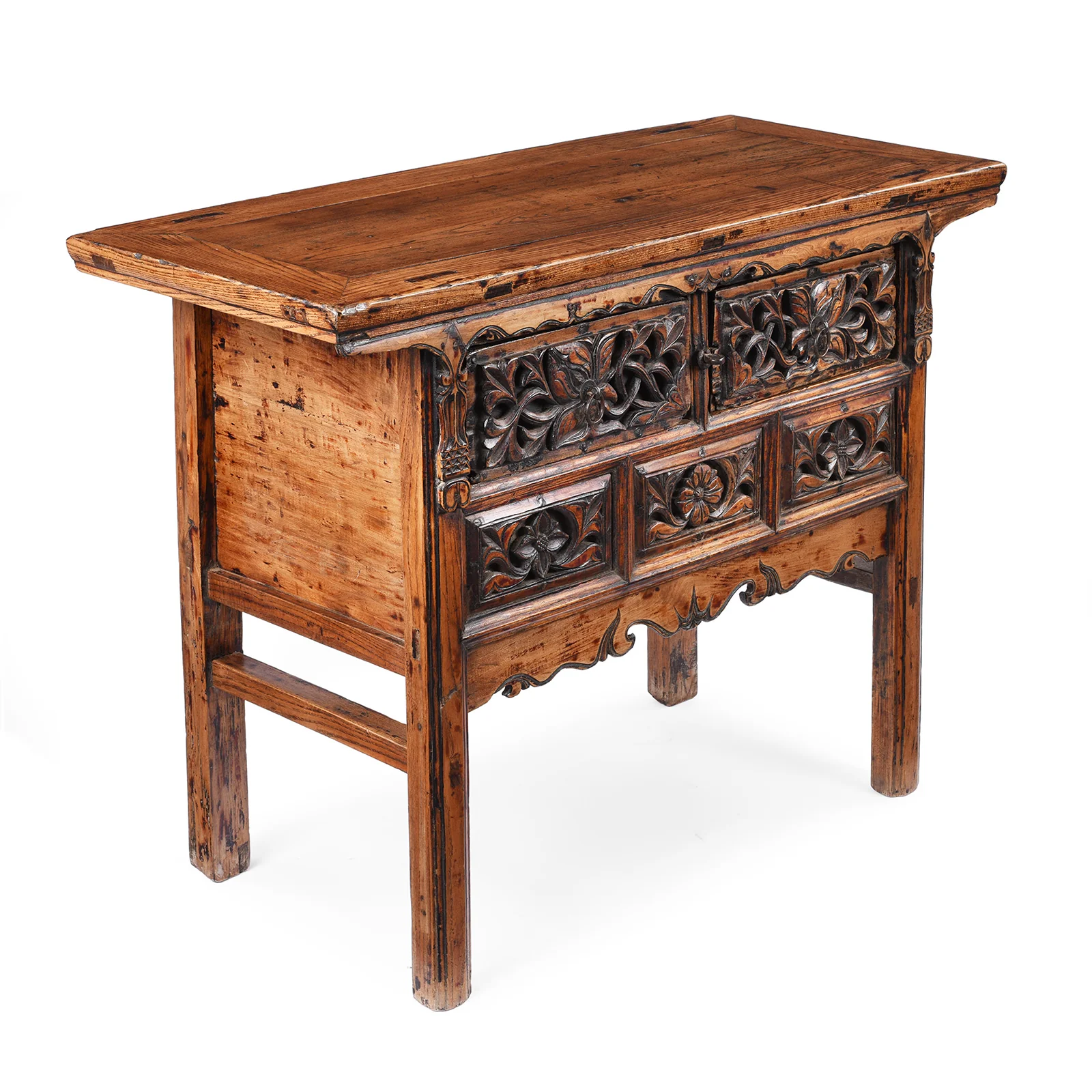 Carved Coffer Table From Shanxi - 19th Century - Image 3