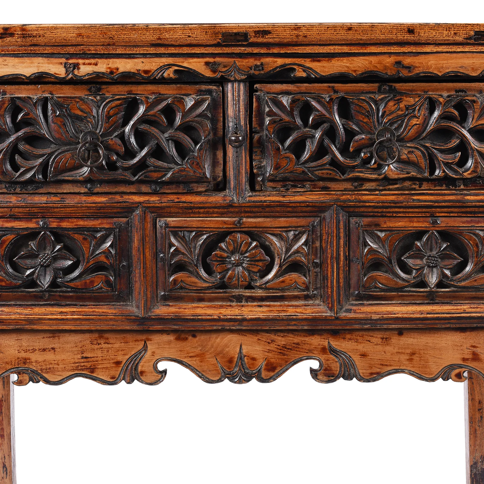 Carved Coffer Table From Shanxi - 19th Century - Image 4