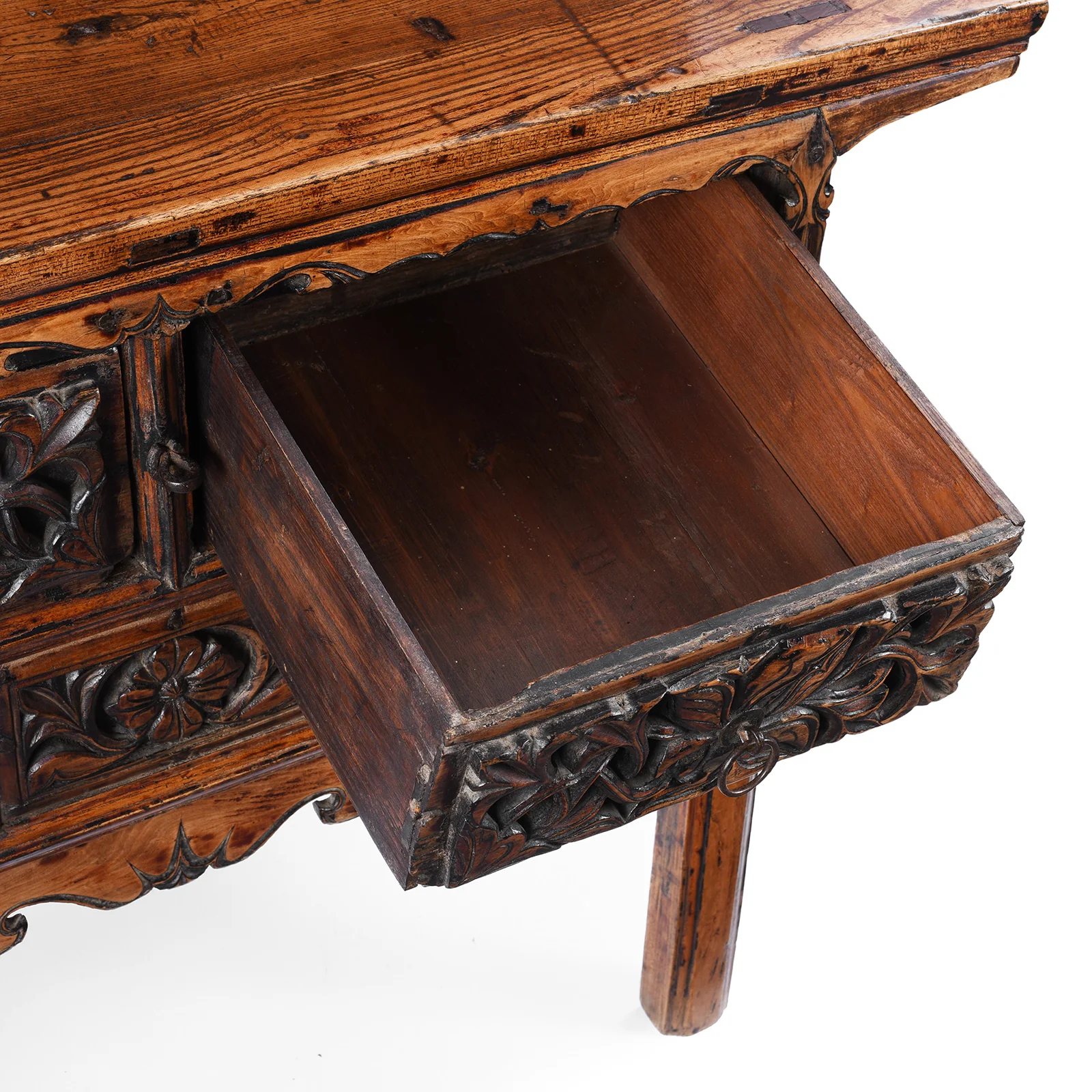 Carved Coffer Table From Shanxi - 19th Century - Image 7