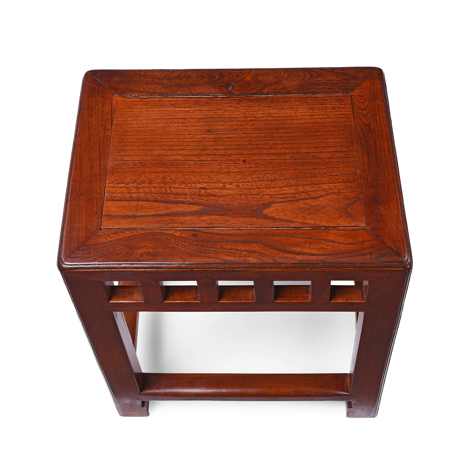 Red Elm Side Table From Jiangsu Province - 19th Century - Image 4