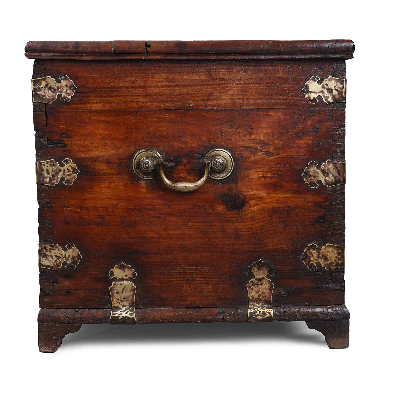 Chinese Export Brass Bound Chest- 18th Century - Image 10