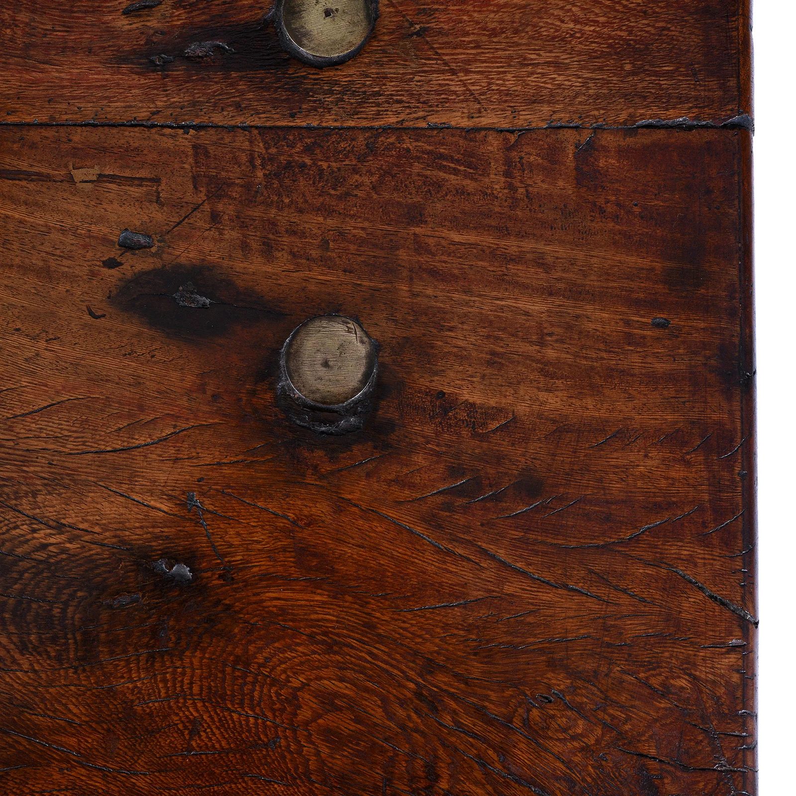 Chinese Export Brass Bound Chest- 18th Century - Image 9