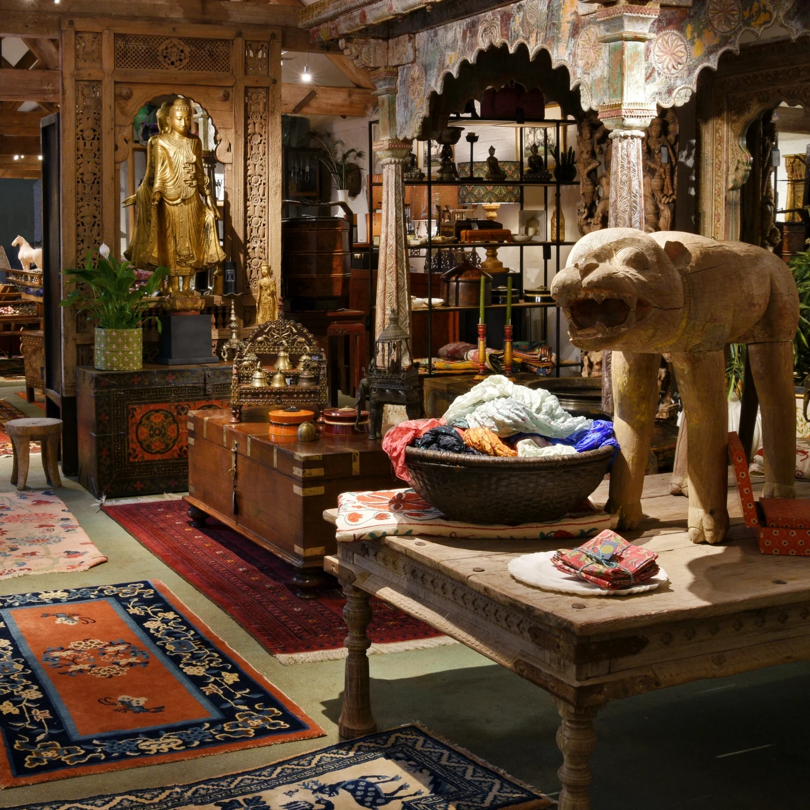 Carved & Painted Pavilion From Kutch - Early 19th Century - Image 4