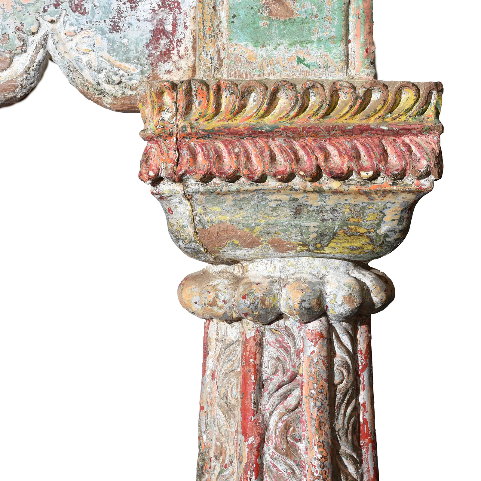 Carved & Painted Pavilion From Kutch - Early 19th Century - Image 9