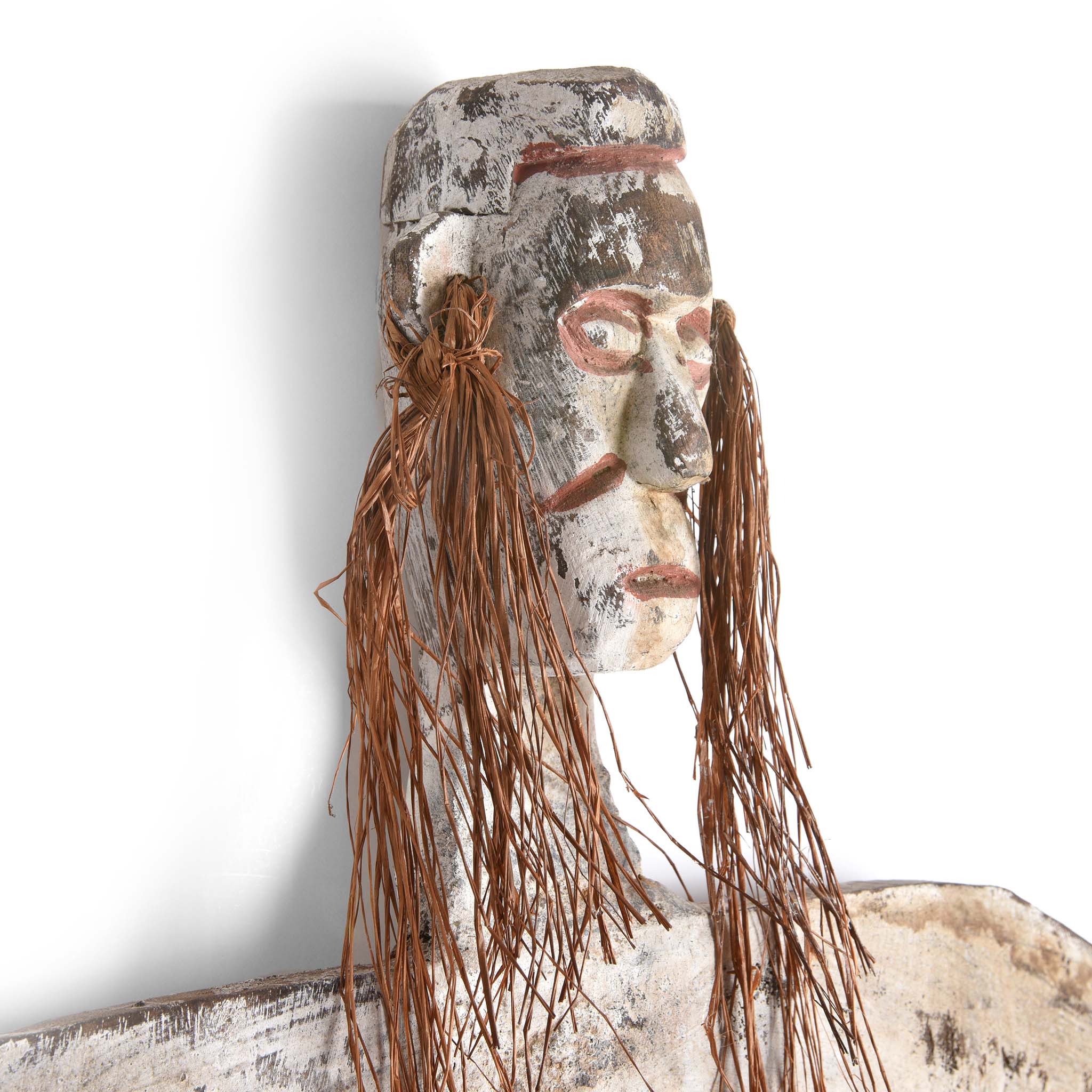 An Asmat Shield With Figures And Scrolls from New Guinea - Ca 85 yrs old - Image 5