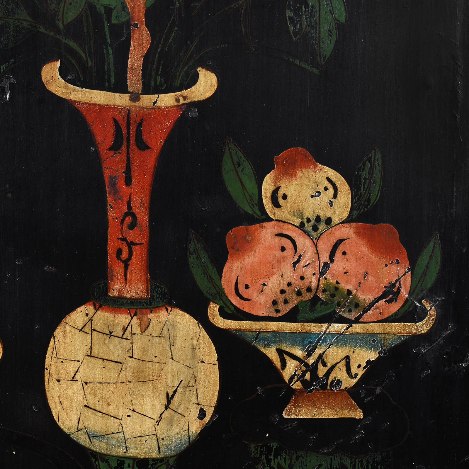 Black Lacquer Wedding Cabinet from Shanxi - 19th Century - Image 7