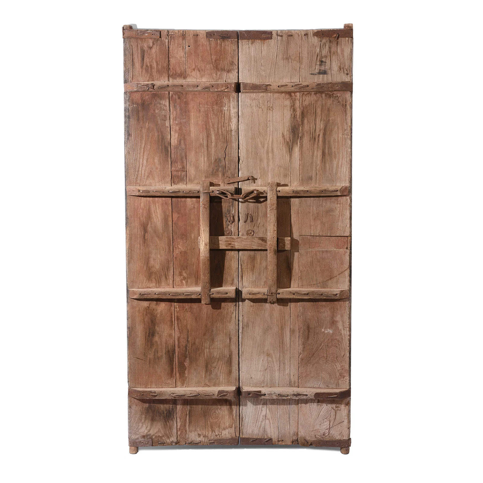 Bleached Elm Doors From Shanxi - 19th Century - Image 5