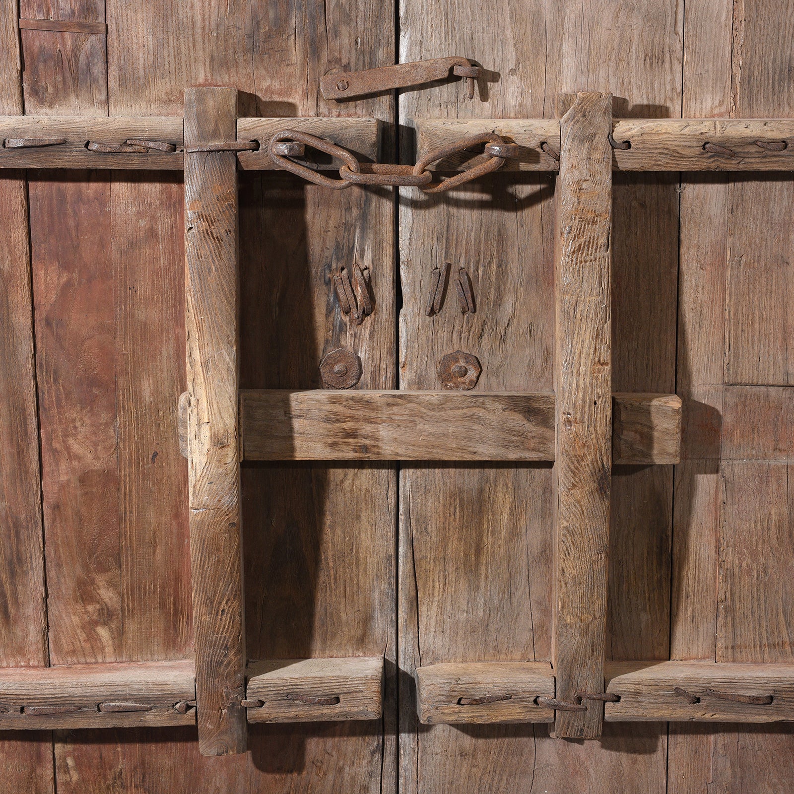 Bleached Elm Doors From Shanxi - 19th Century - Image 6
