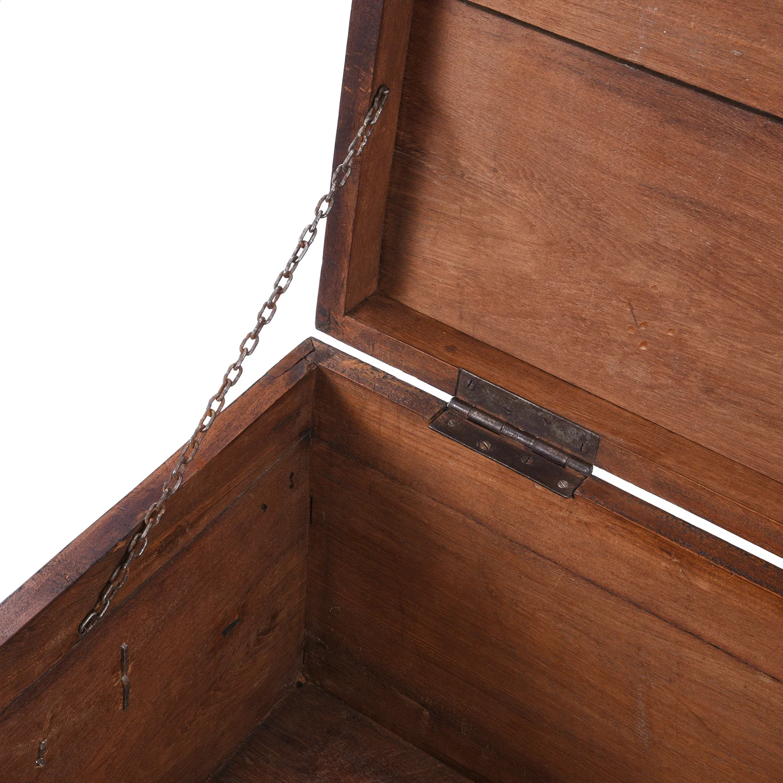 Brass Bound Indian Teak Military Chest - 19th Century - Image 6