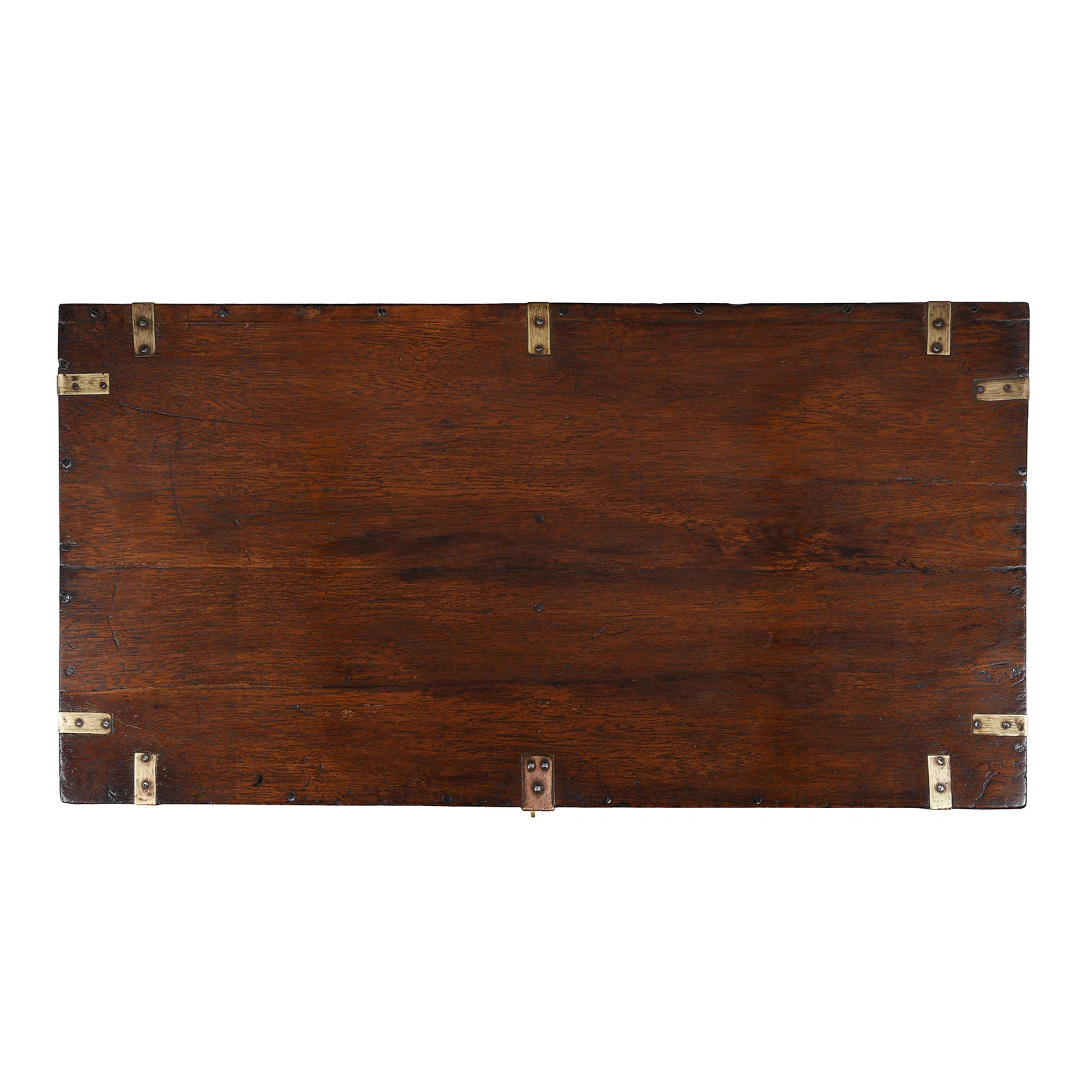 Brass Bound Teak Military Chest - 19th Century - Image 10