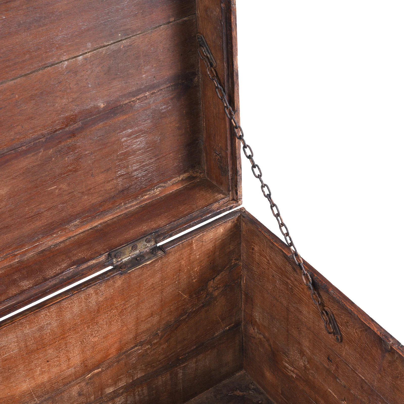 Brass Bound Teak Military Chest - 19th Century - Image 7