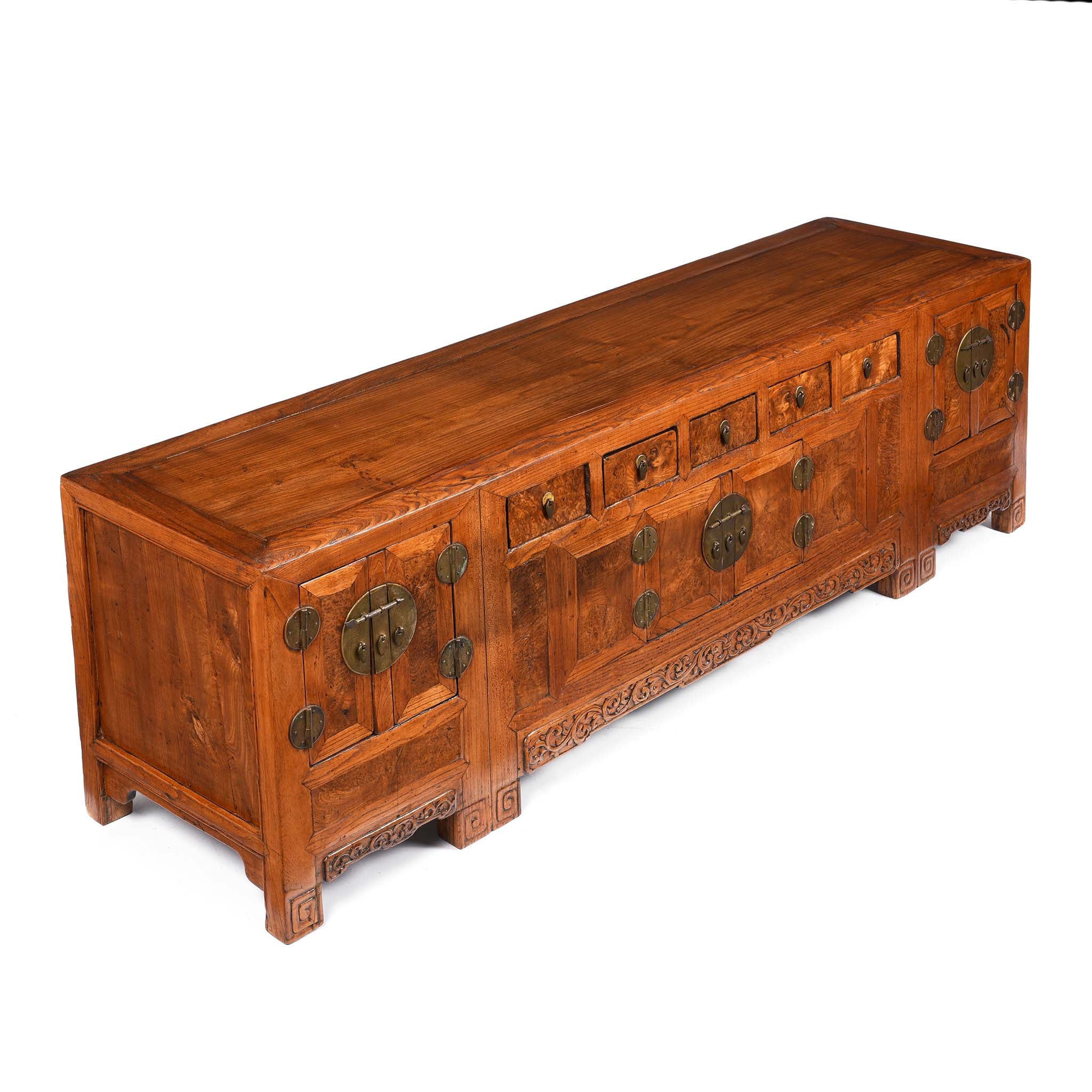 Burr Kang Low Cabinet From Tianjin - 19th Century - Image 6