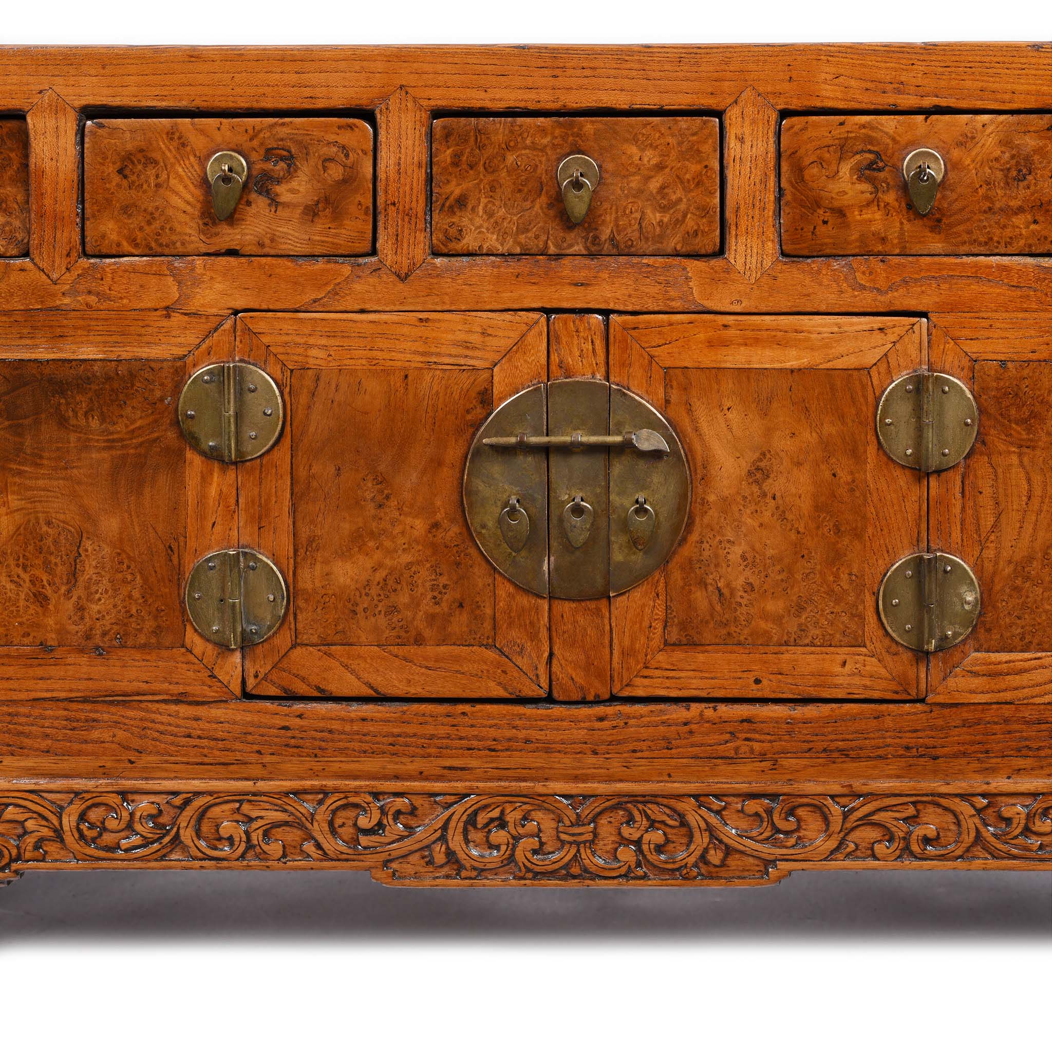 Burr Kang Low Cabinet From Tianjin - 19th Century - Image 9