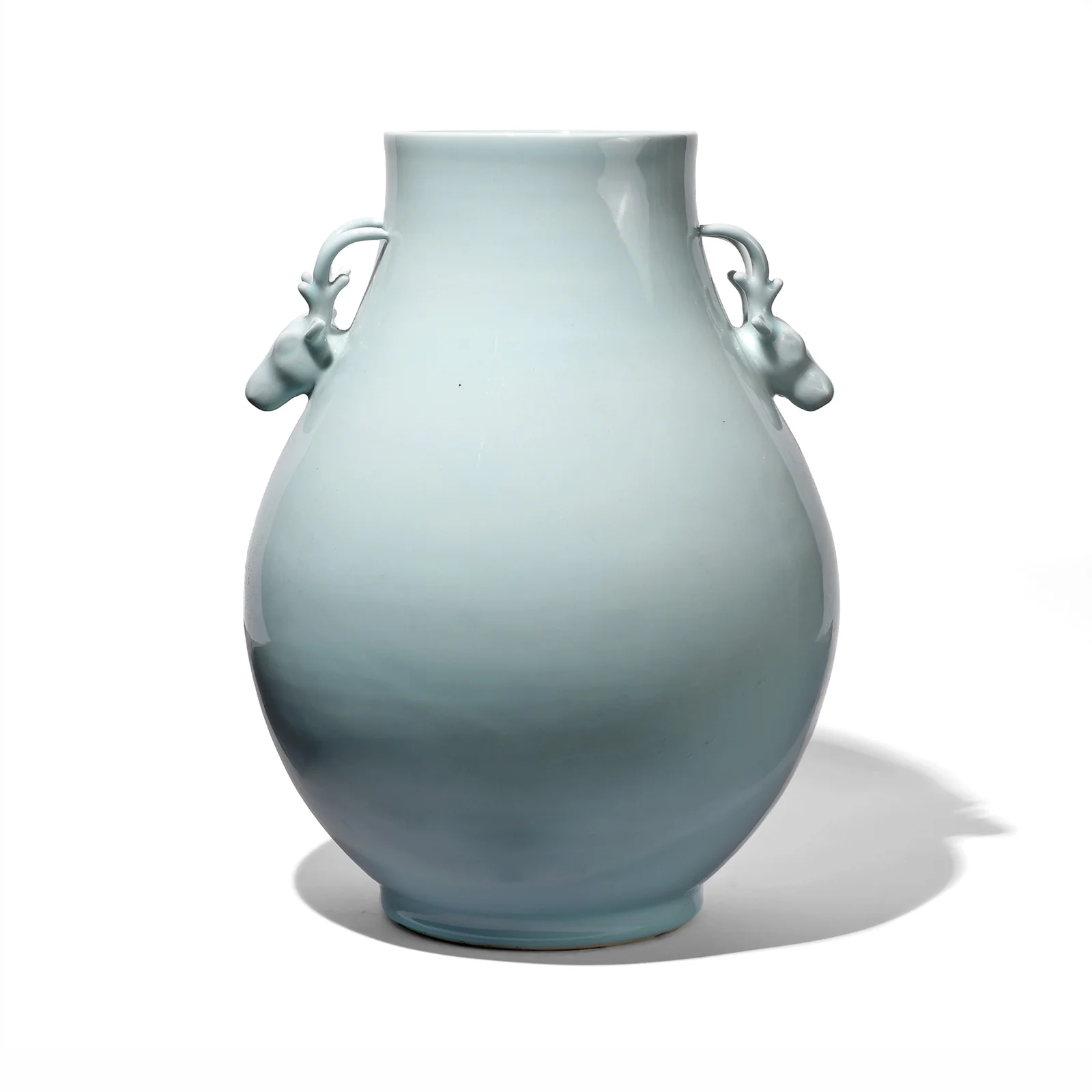 Celadon Porcelain Deer Handle Vase - Image 5