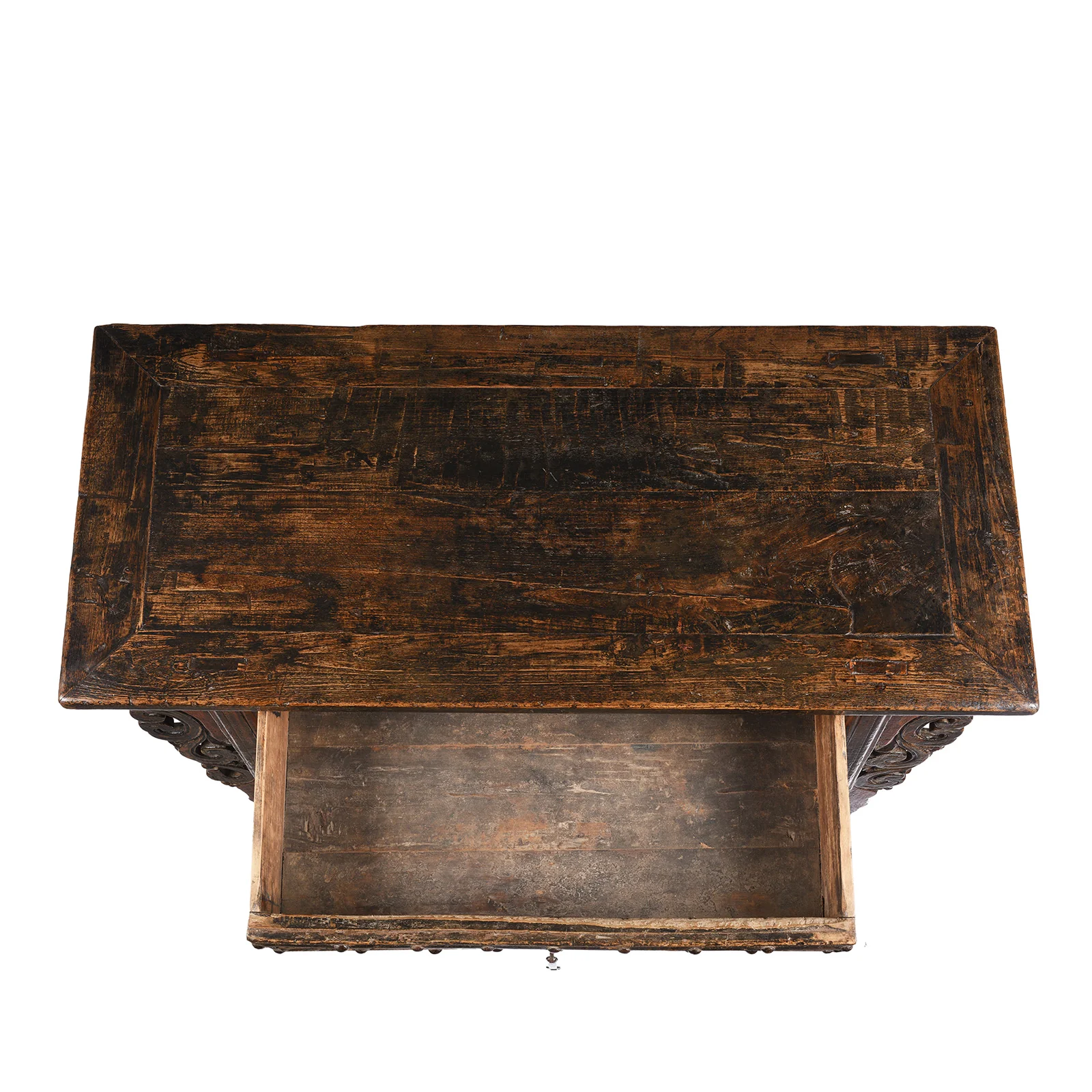 Carved Coffer Table From Shanxi - Early 19th Century - Image 3