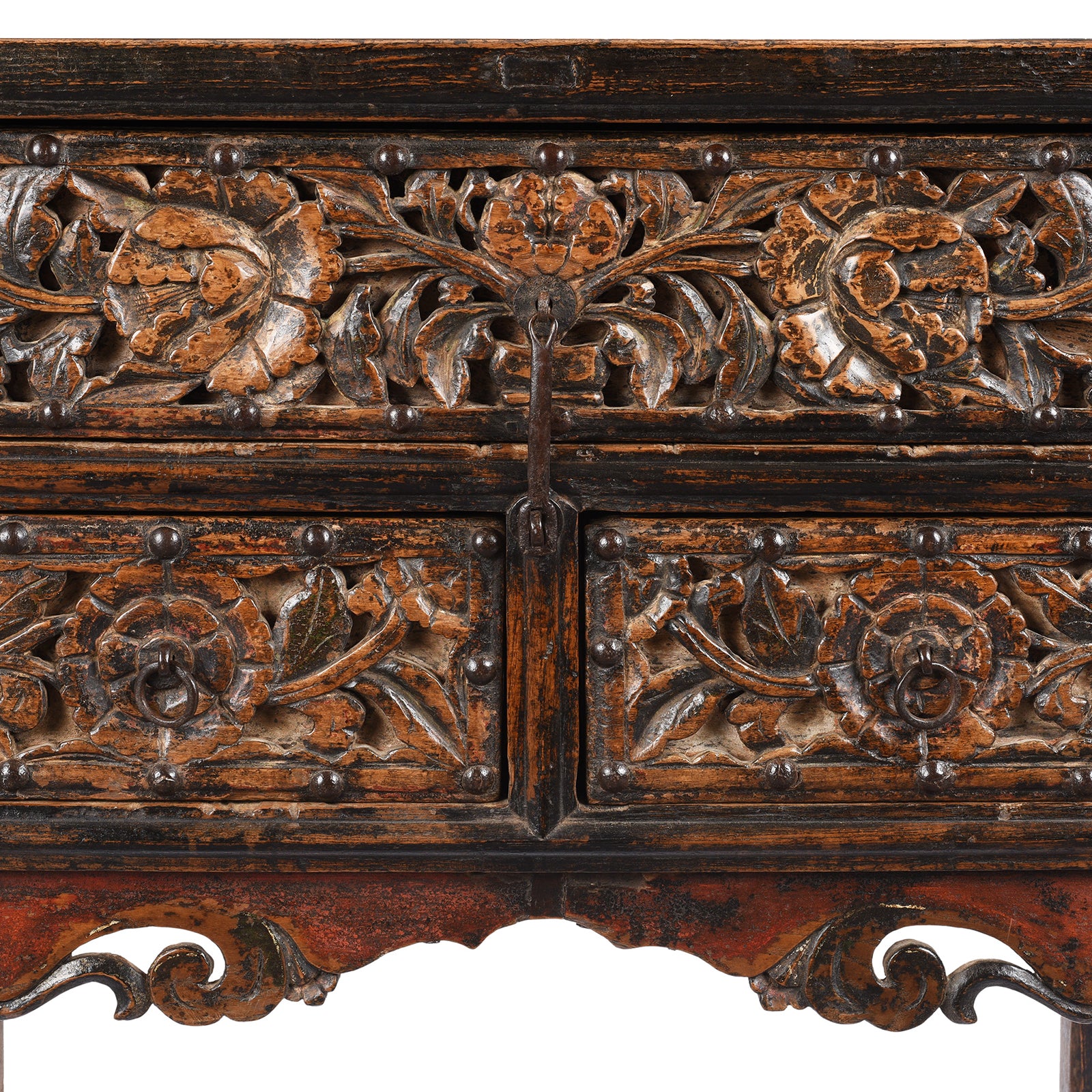 Carved Coffer Table From Shanxi - Early 19th Century - Image 5