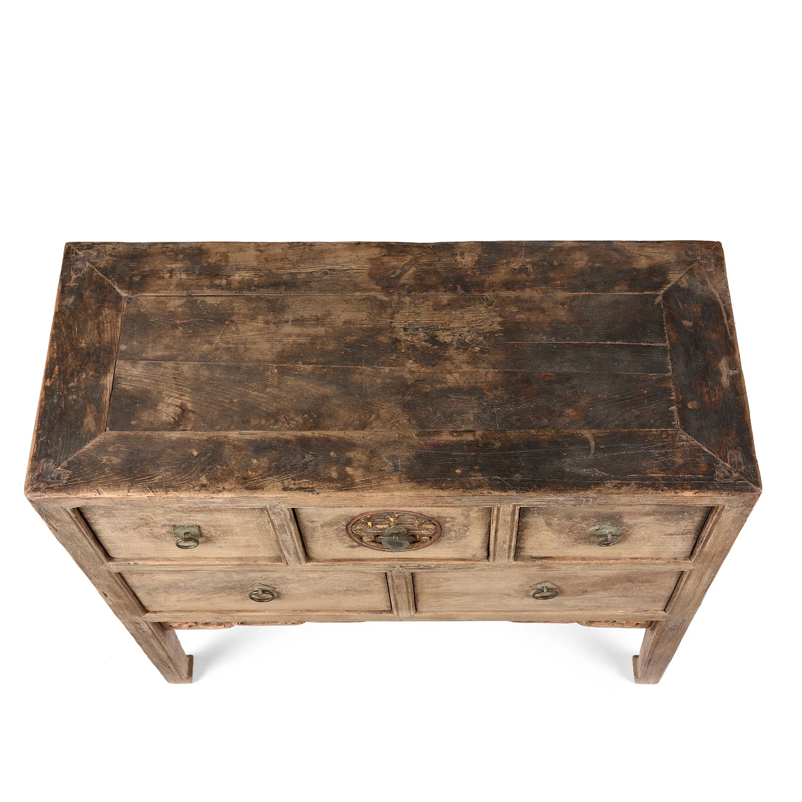 Carved Elm Coffer Table From Shanxi - Early 19th Century - Image 10