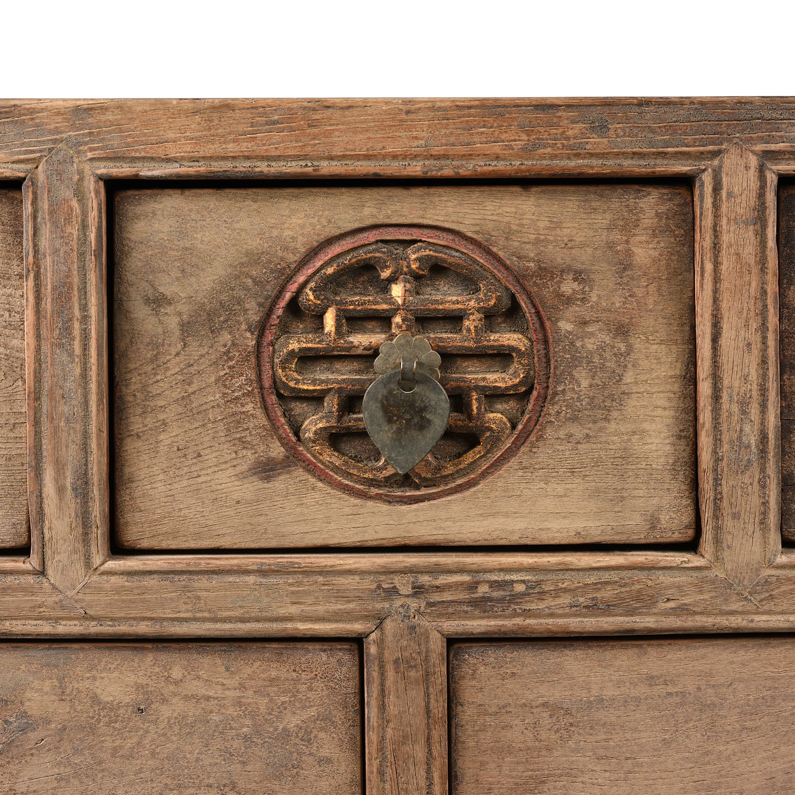 Carved Elm Coffer Table From Shanxi - Early 19th Century - Image 6