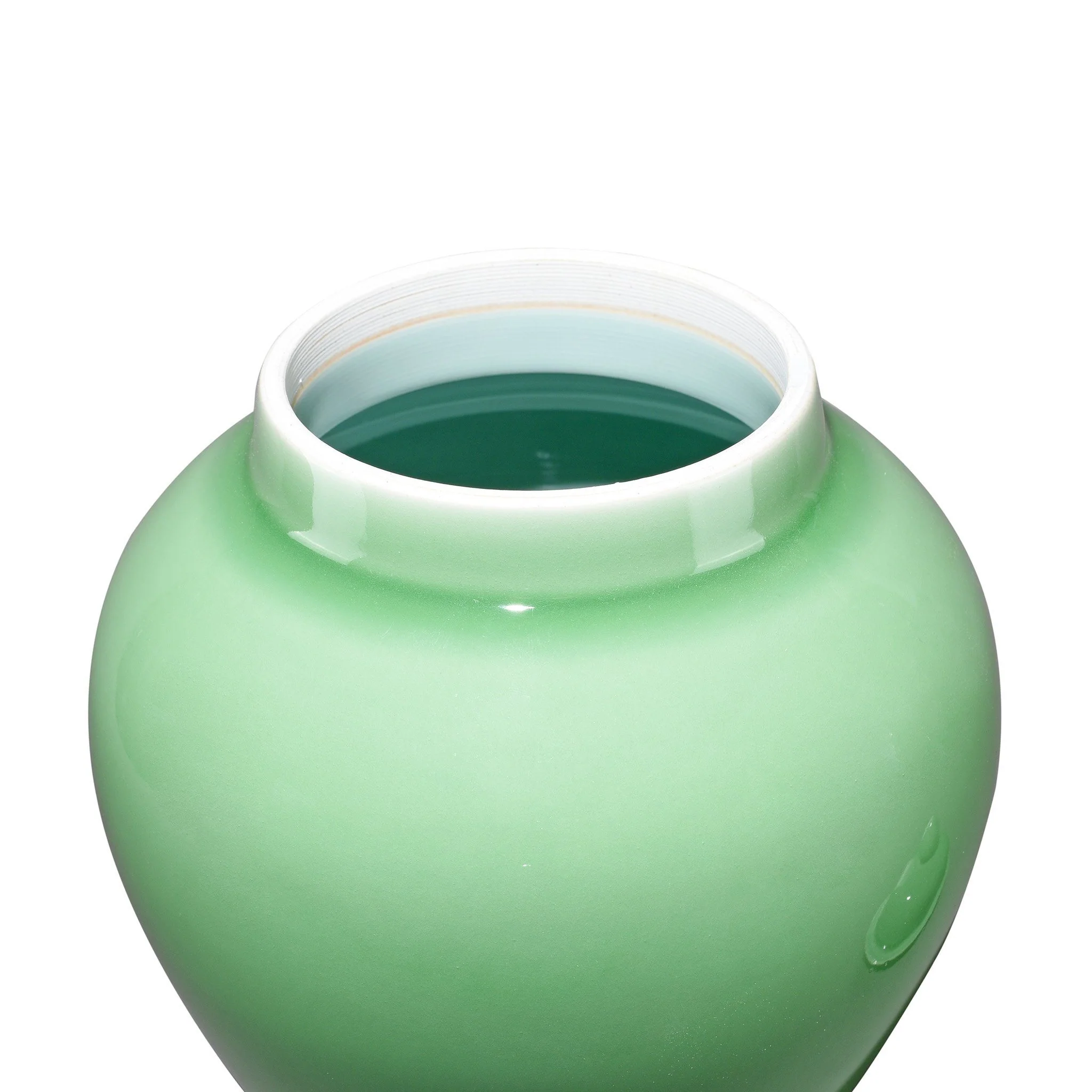 Celadon Porcelain Temple Jar - Image 4
