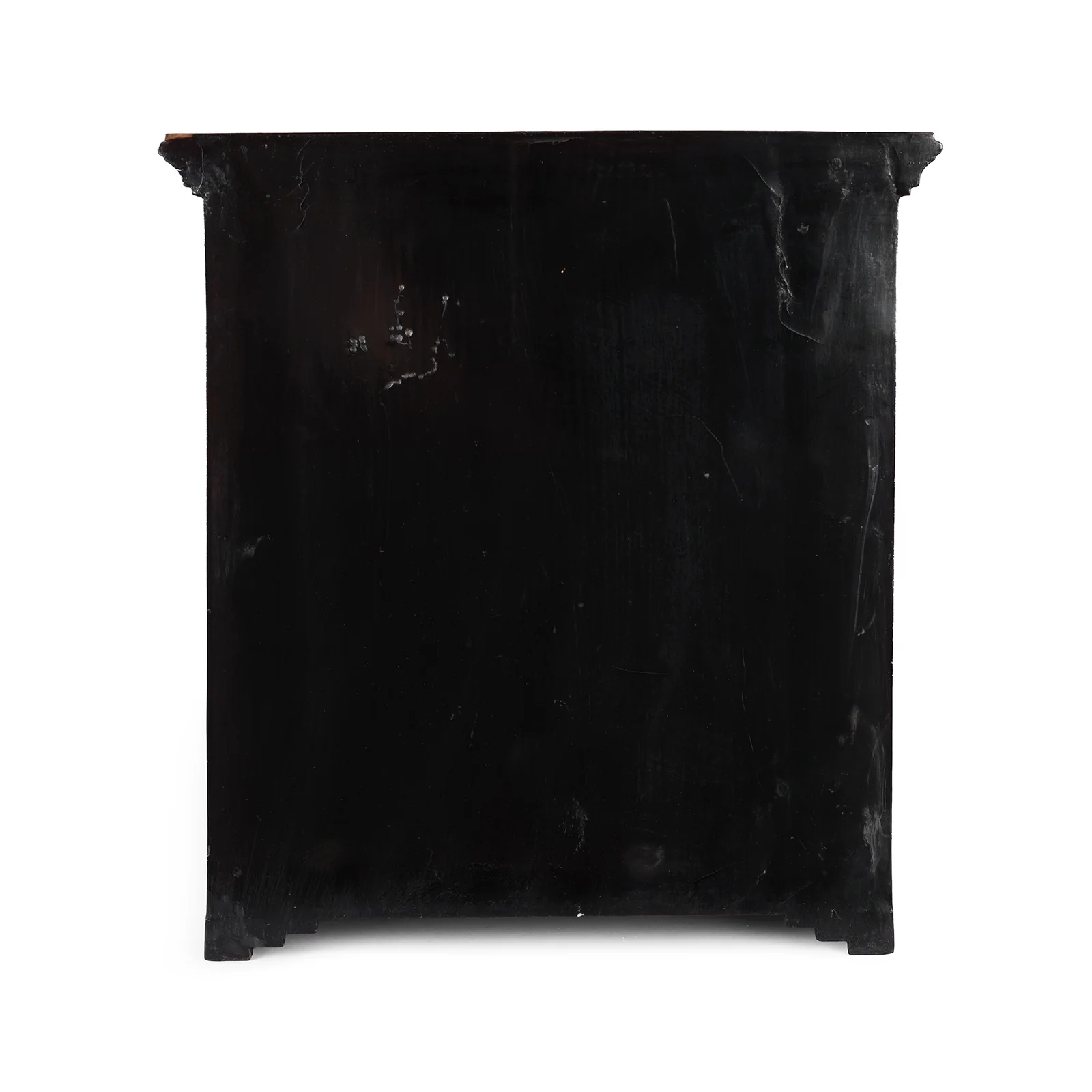 Gilt Black Lacquer Chinese Export Table Cabinet - Early 19th Century - Image 14