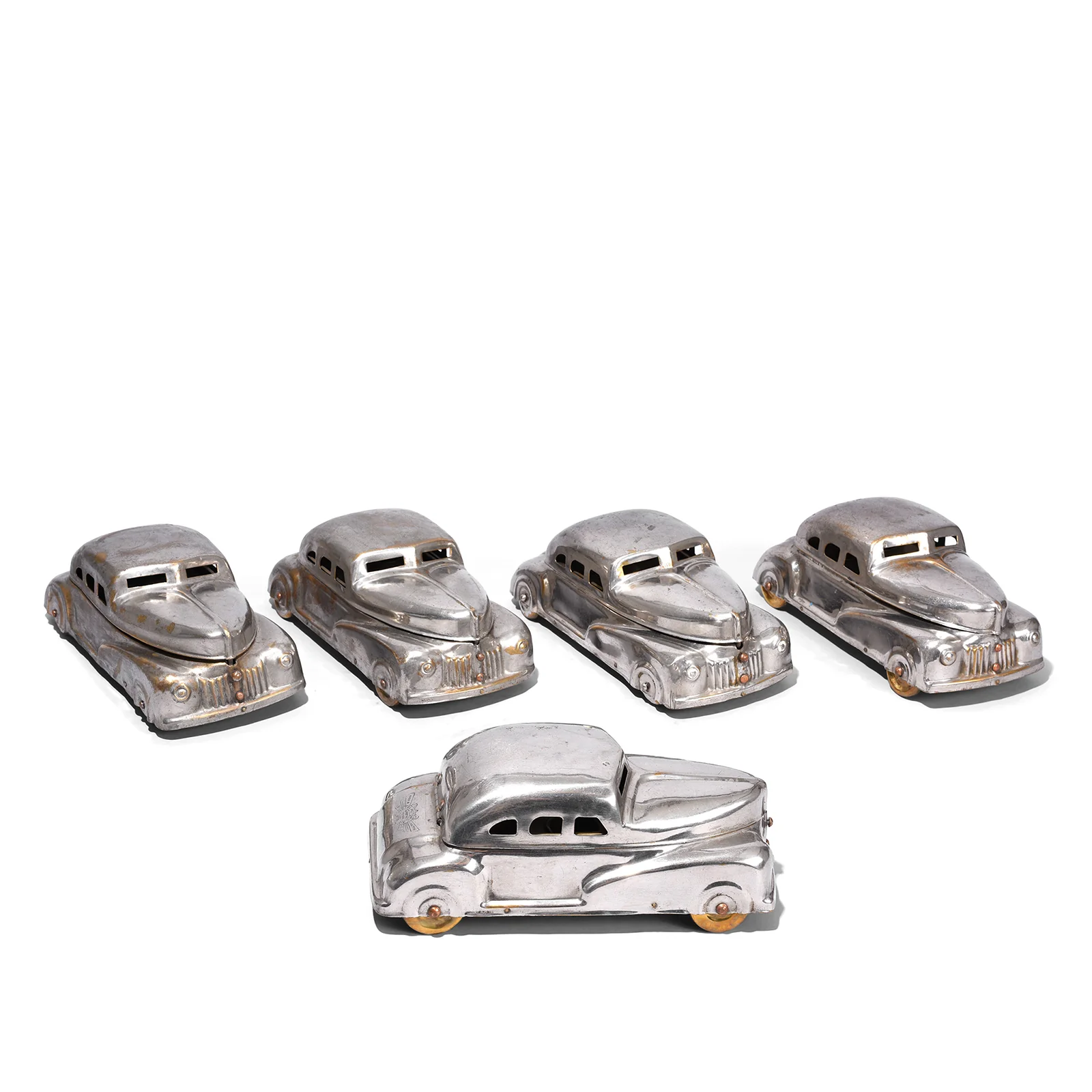 Vintage Brass Car Betel Nut Box - Ca 1940's - Image 7