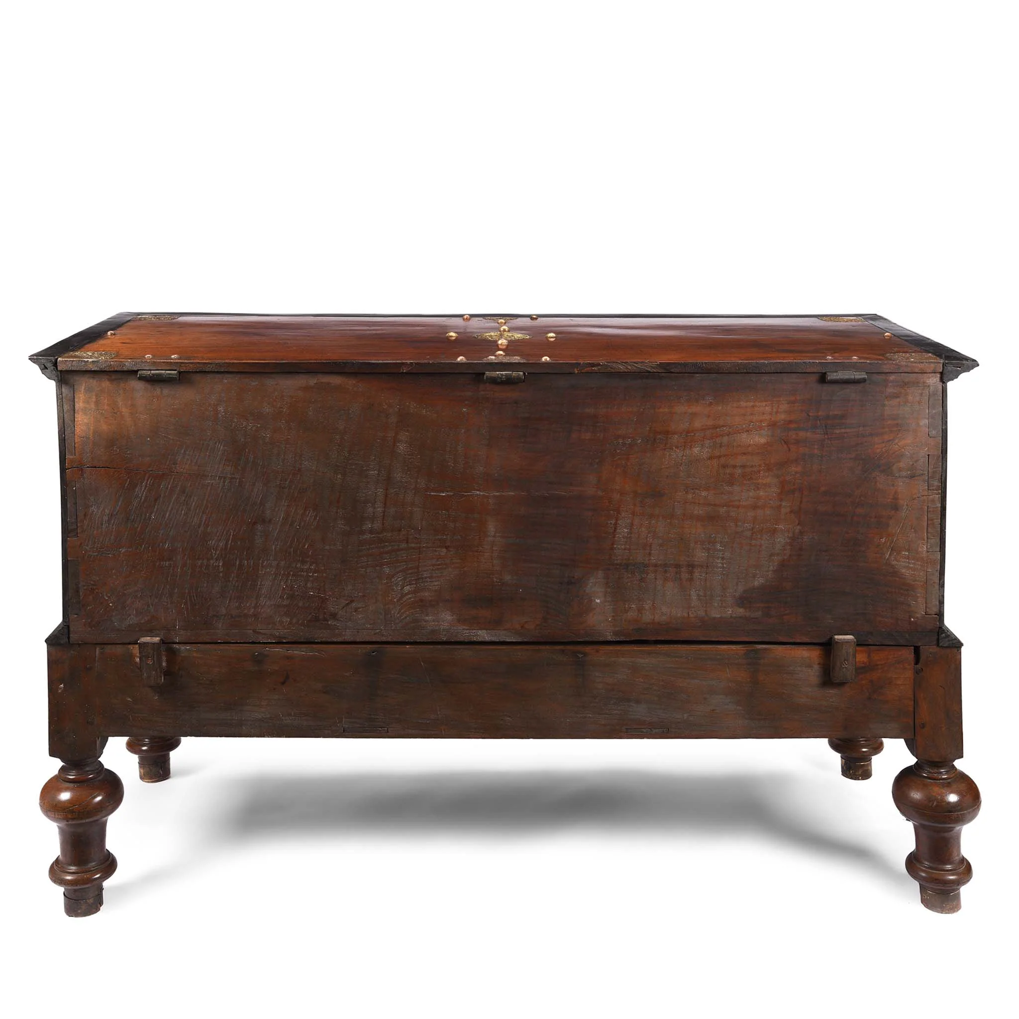 Dutch Colonial Chest on Stand From Ceylon -18th Century - Image 15