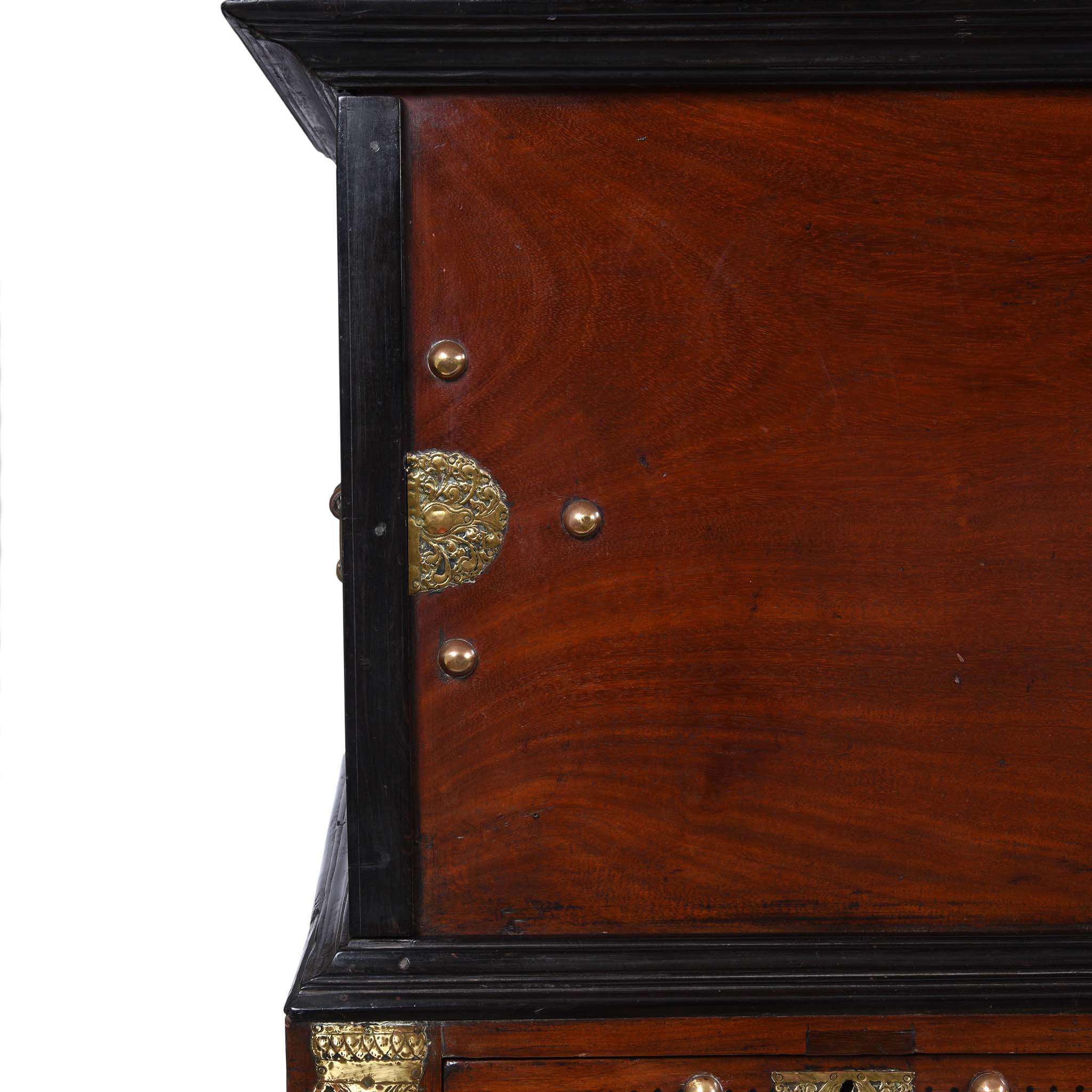Dutch Colonial Chest on Stand From Ceylon -18th Century - Image 7