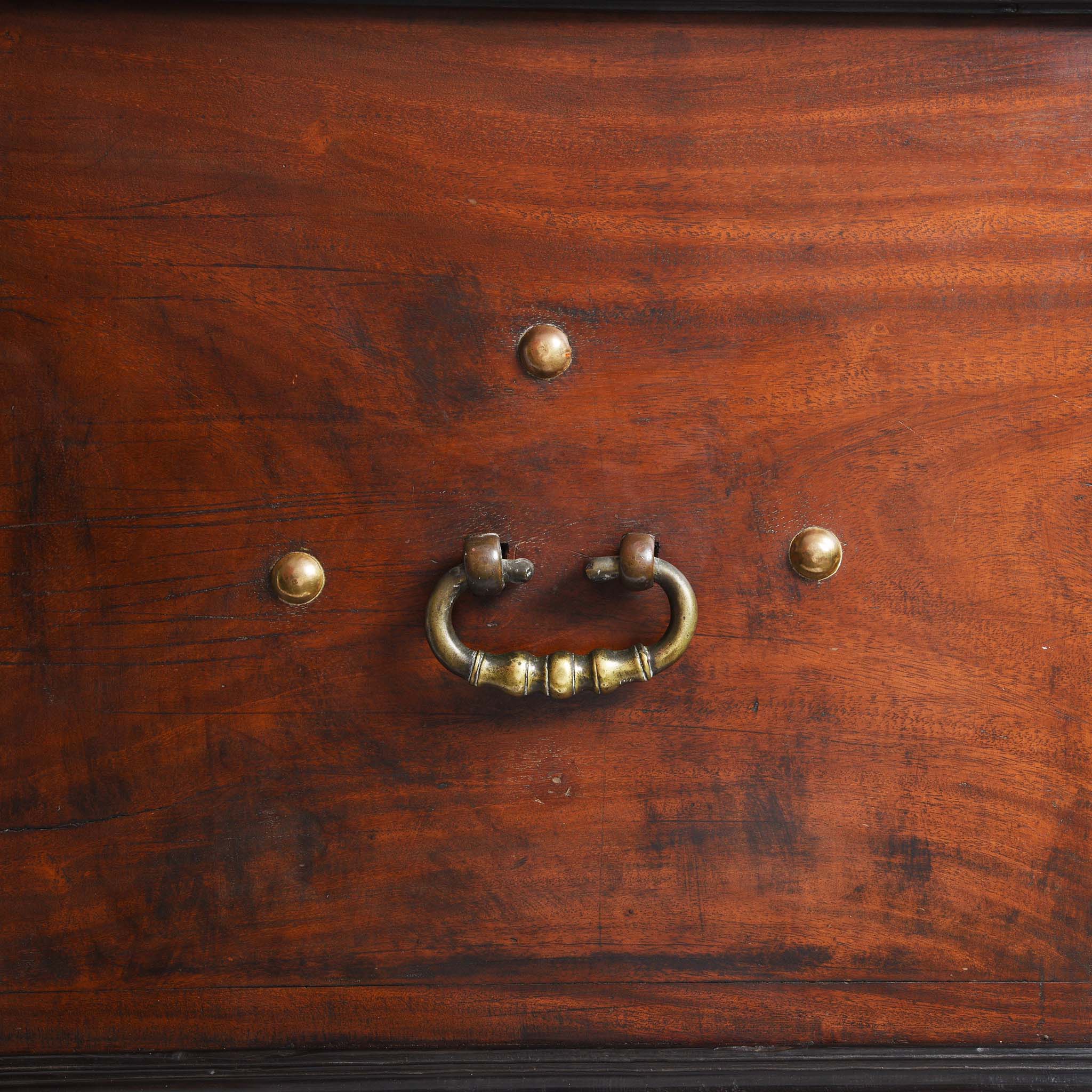 Dutch Colonial Chest on Stand From Ceylon -18th Century - Image 9