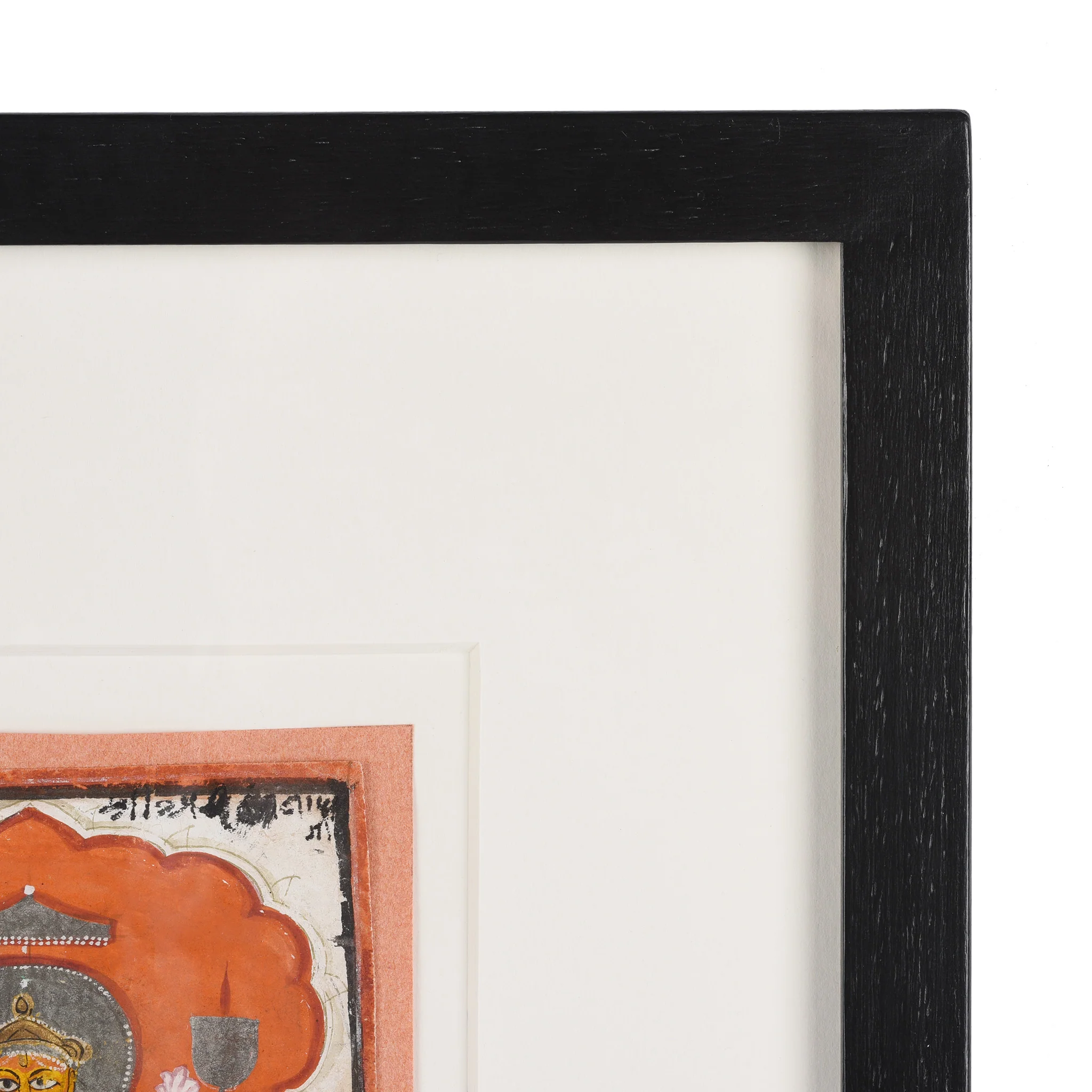 Framed Jain Painting On Paper From Rajasthan - Cira 1800 - Image 3