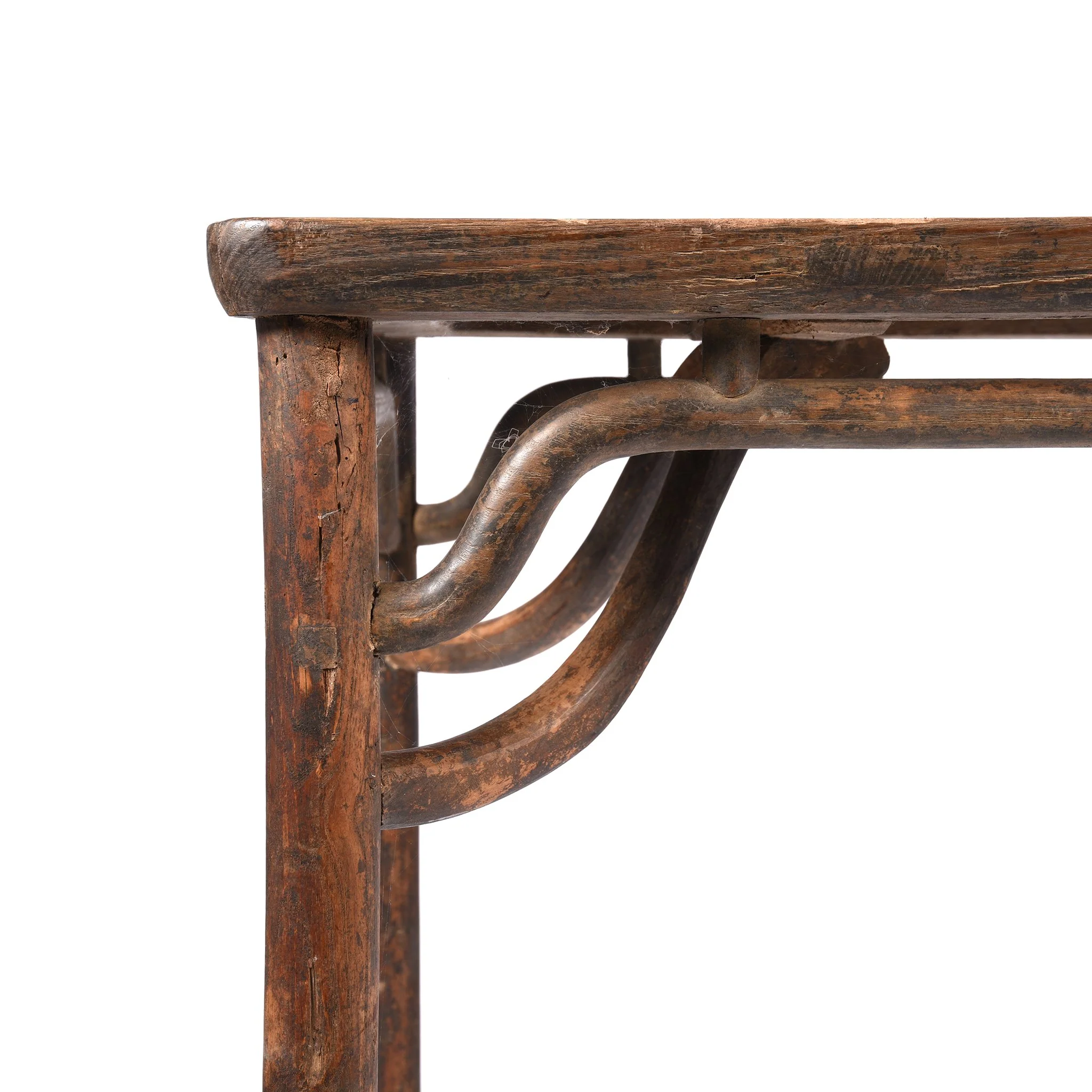 Red Elm Dining Table From Hebei - 19th Century - Image 4