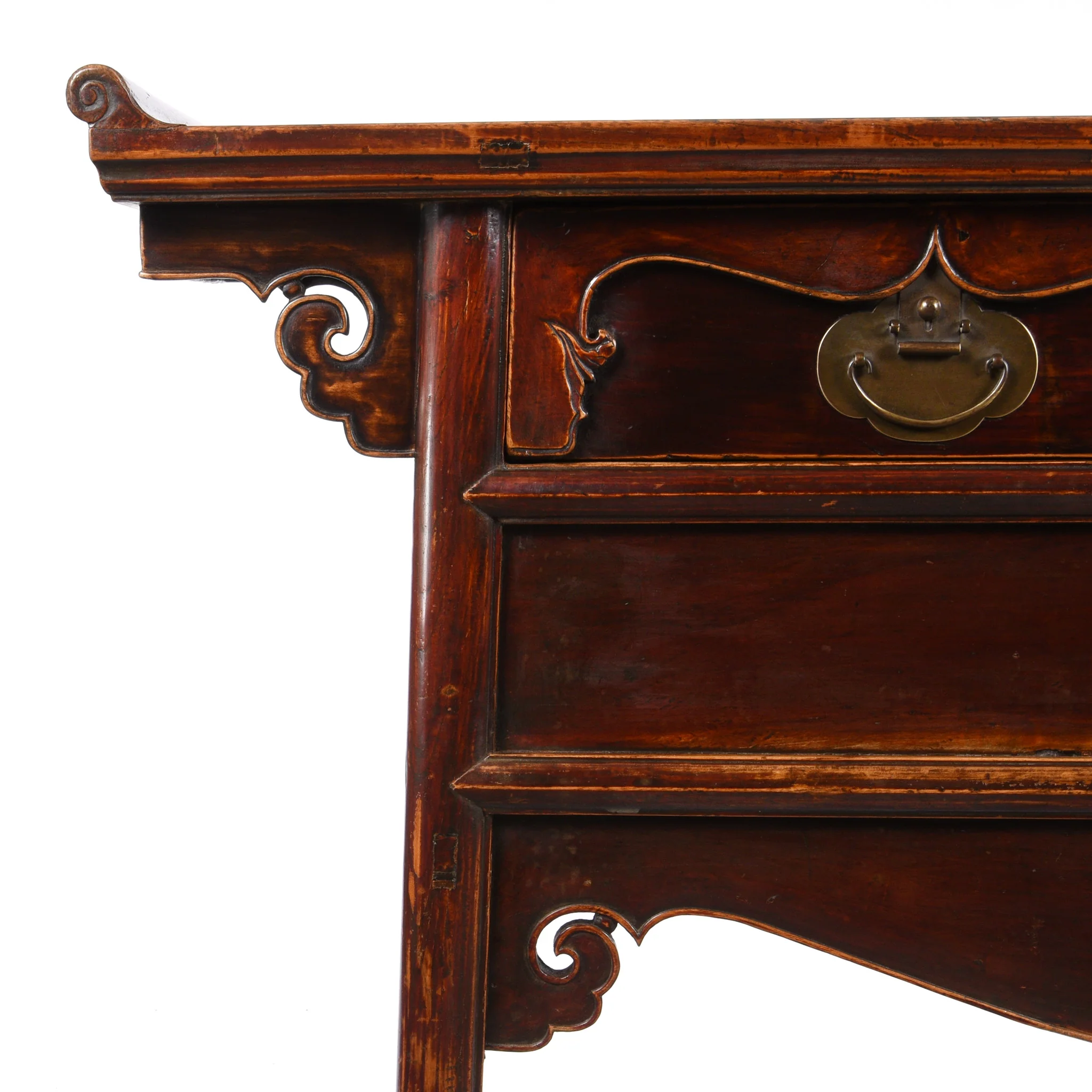 Bugundy Lacquer Sideboard From Hebei - 19th Century - Image 3