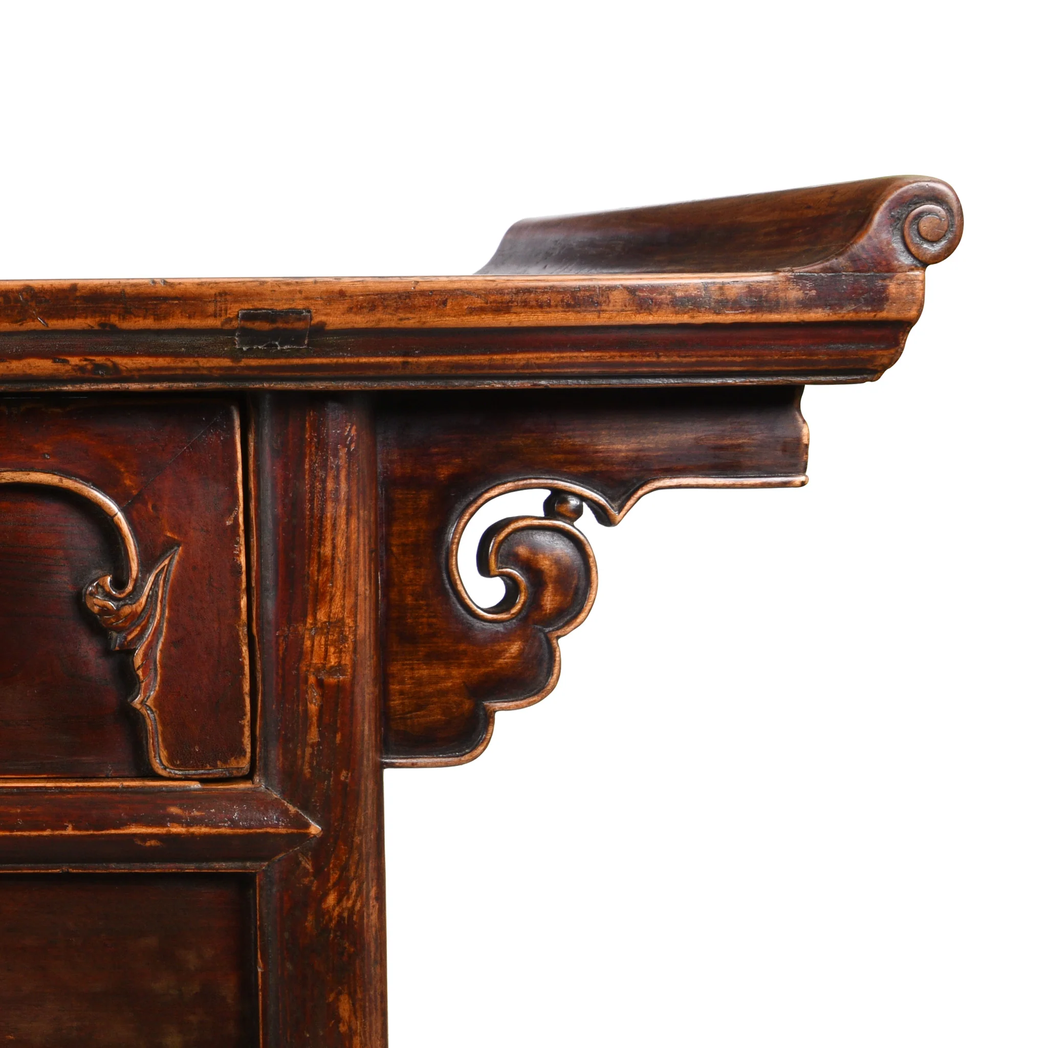 Bugundy Lacquer Sideboard From Hebei - 19th Century - Image 6