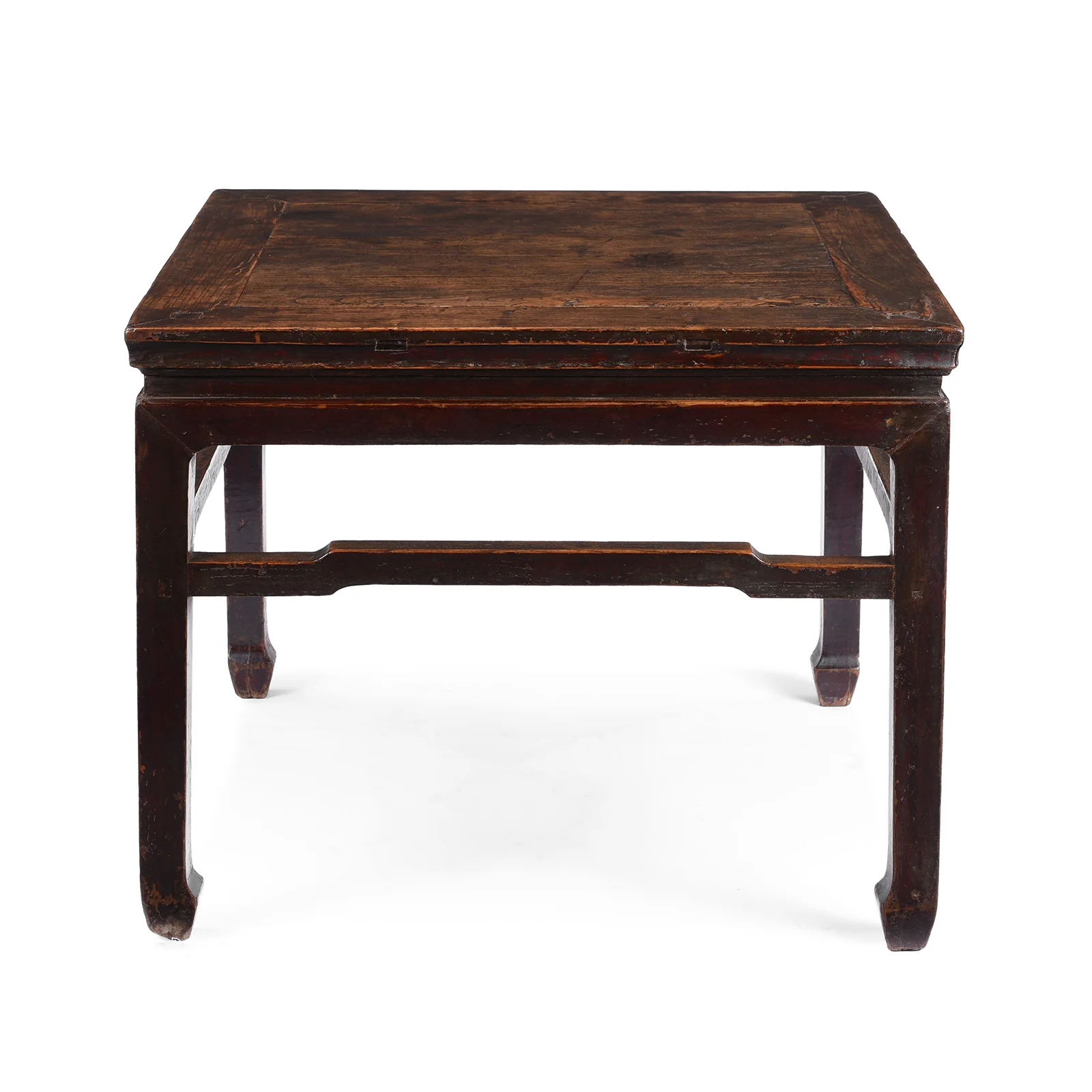 Chinese Elm Square Coffee Table From Shanxi - 19th Century - Image 3