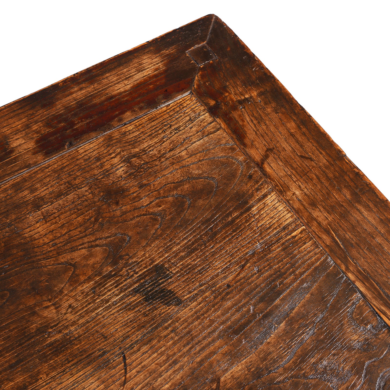 Chinese Elm Square Coffee Table From Shanxi - 19th Century - Image 5