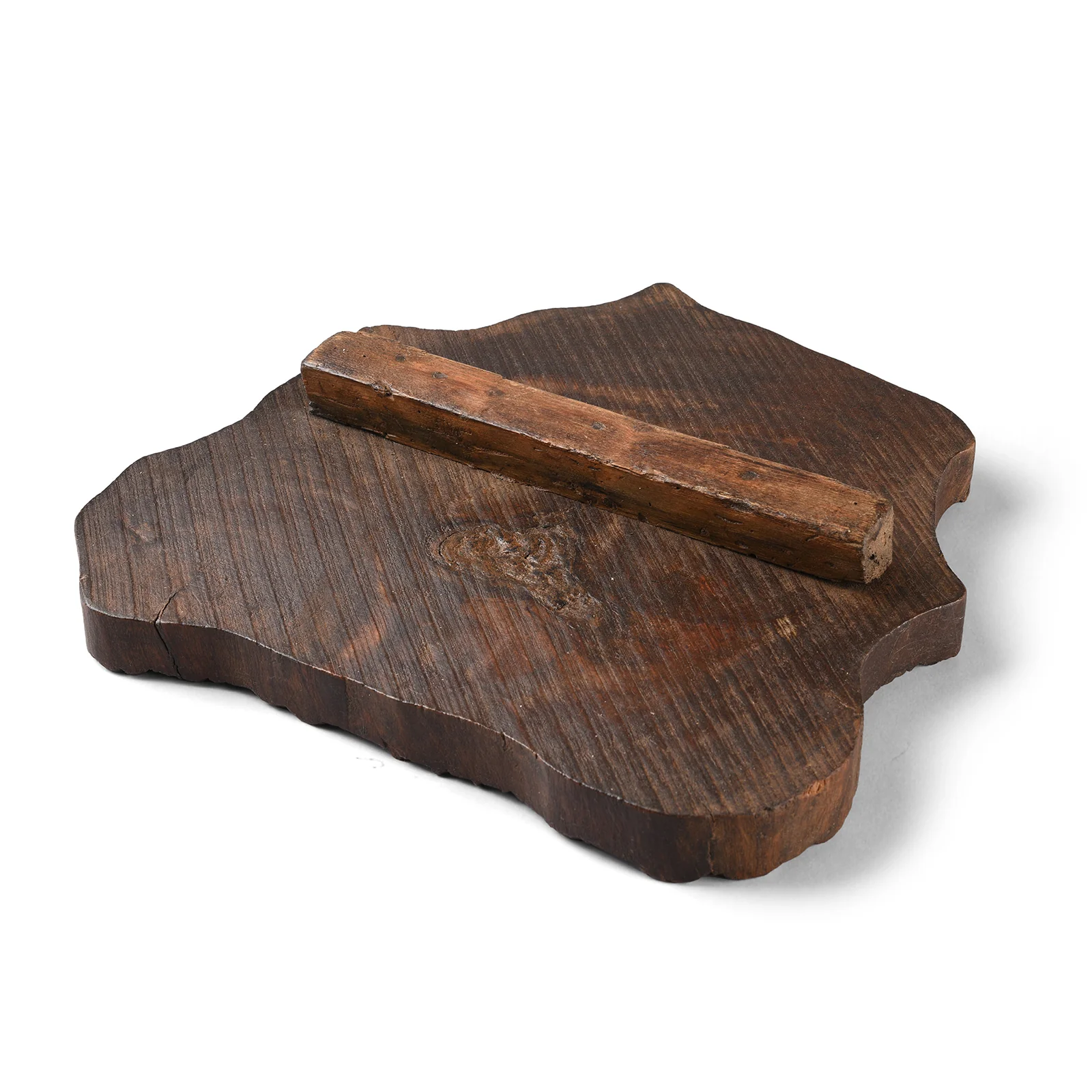 Old floral Textile Printing Block From Jaipur - Ca 1930 - Image 4