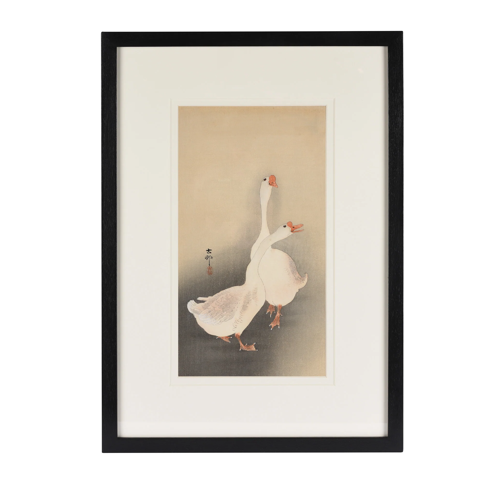 Geese Woodblock Print By Ohara Koson - Early 20th Century - Image 3