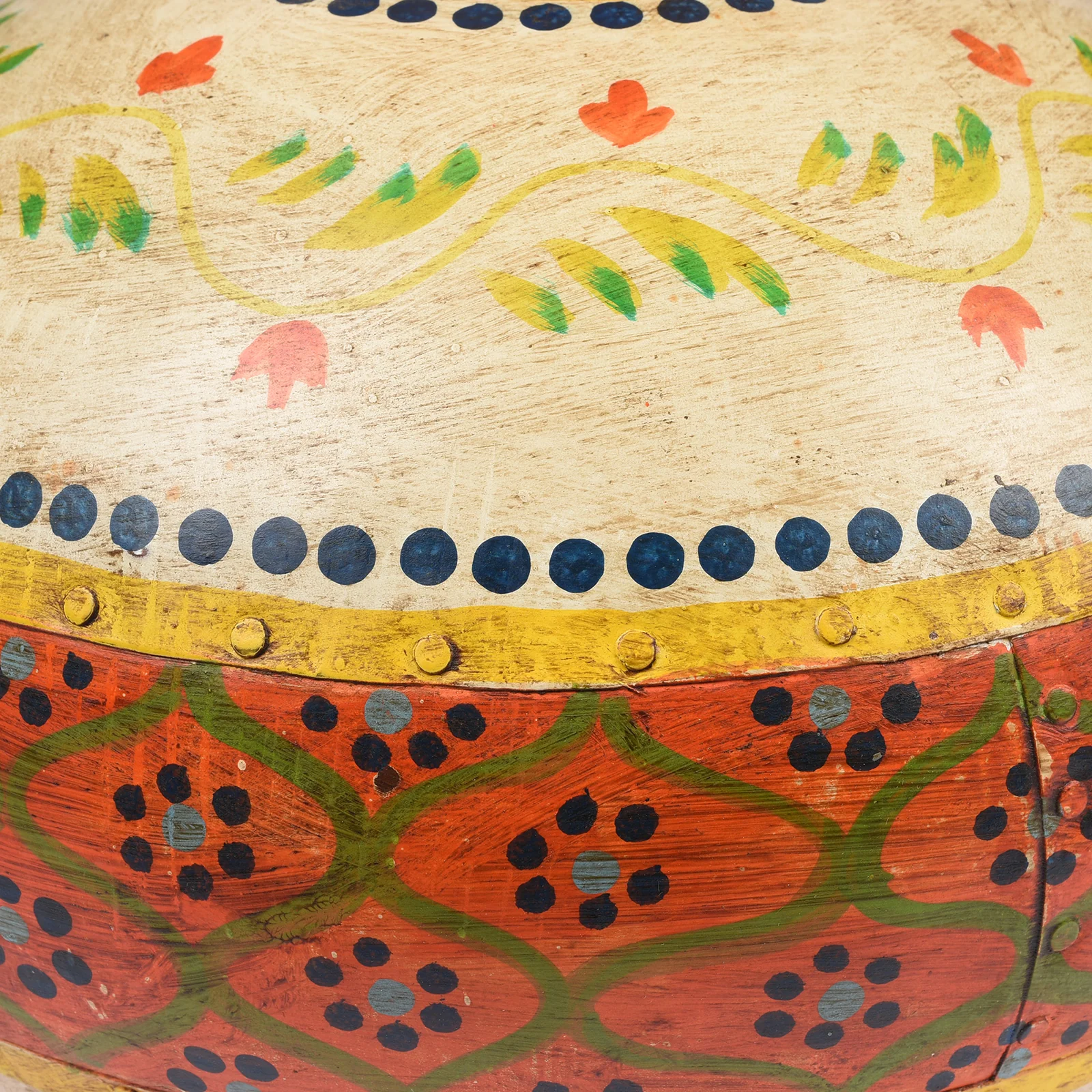 Painted Iron Matka (Indian Water Pot) - Image 7