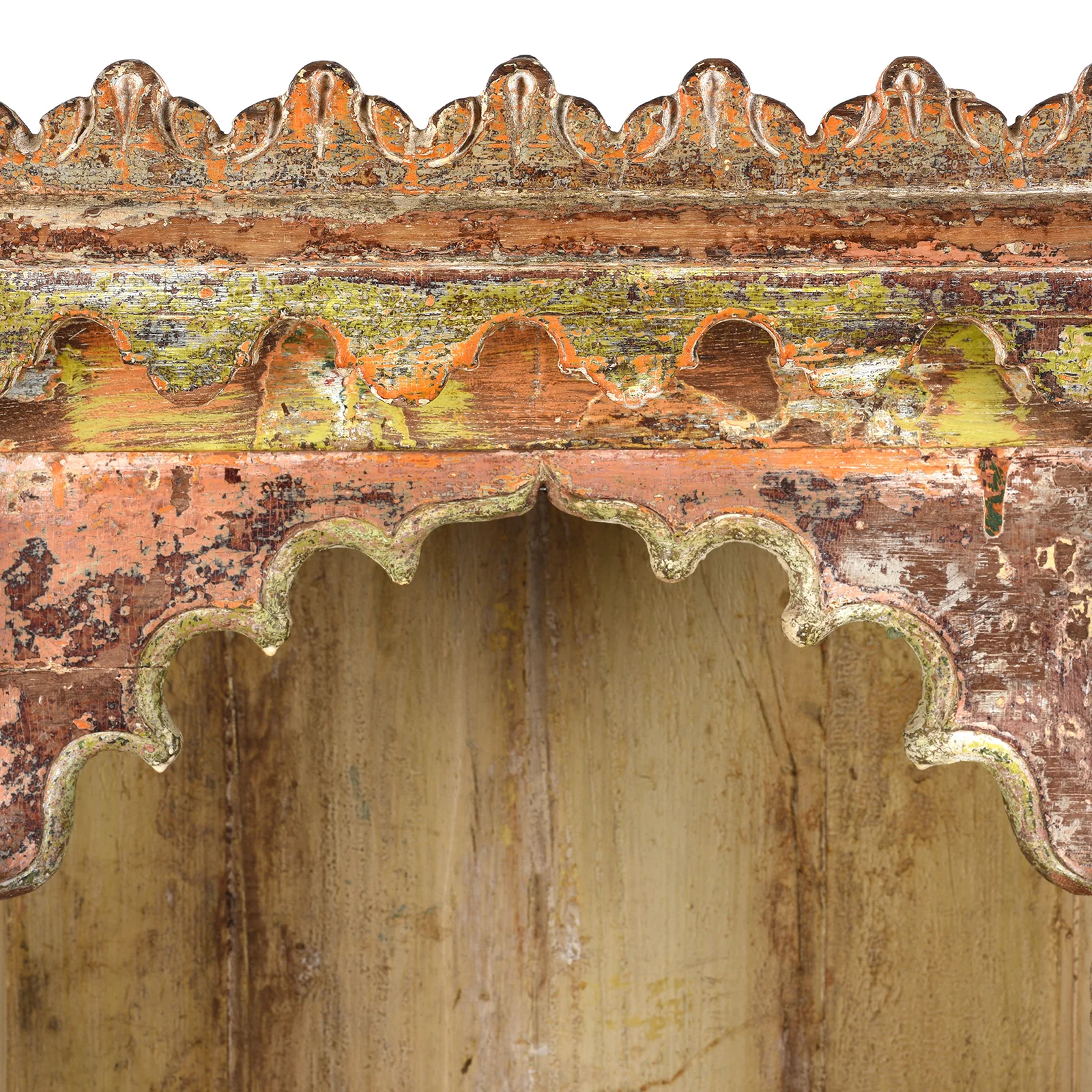 House Shrine Side Cabinet From Gujarat - 19th Century - Image 7