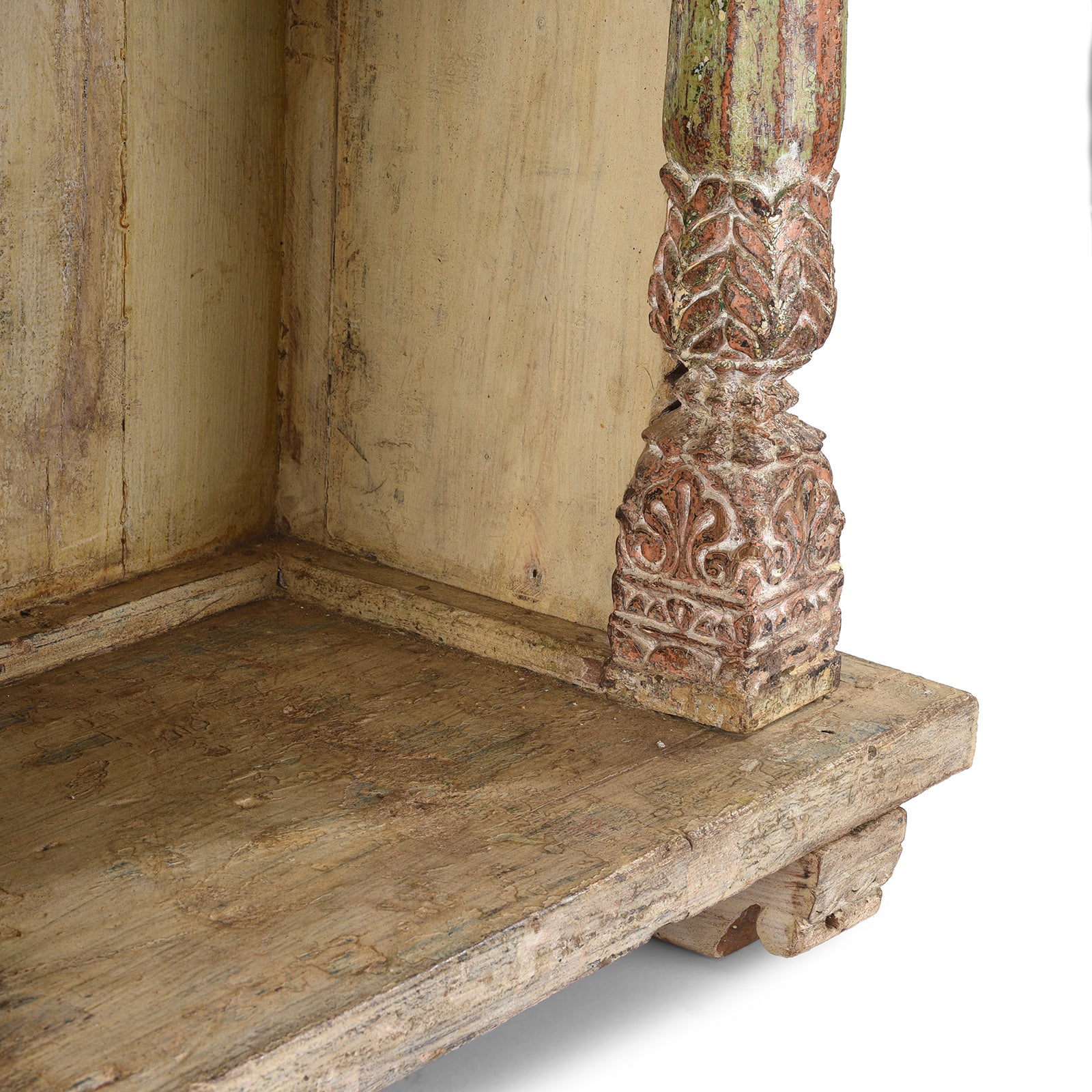 House Shrine Side Cabinet From Gujarat - 19th Century - Image 8