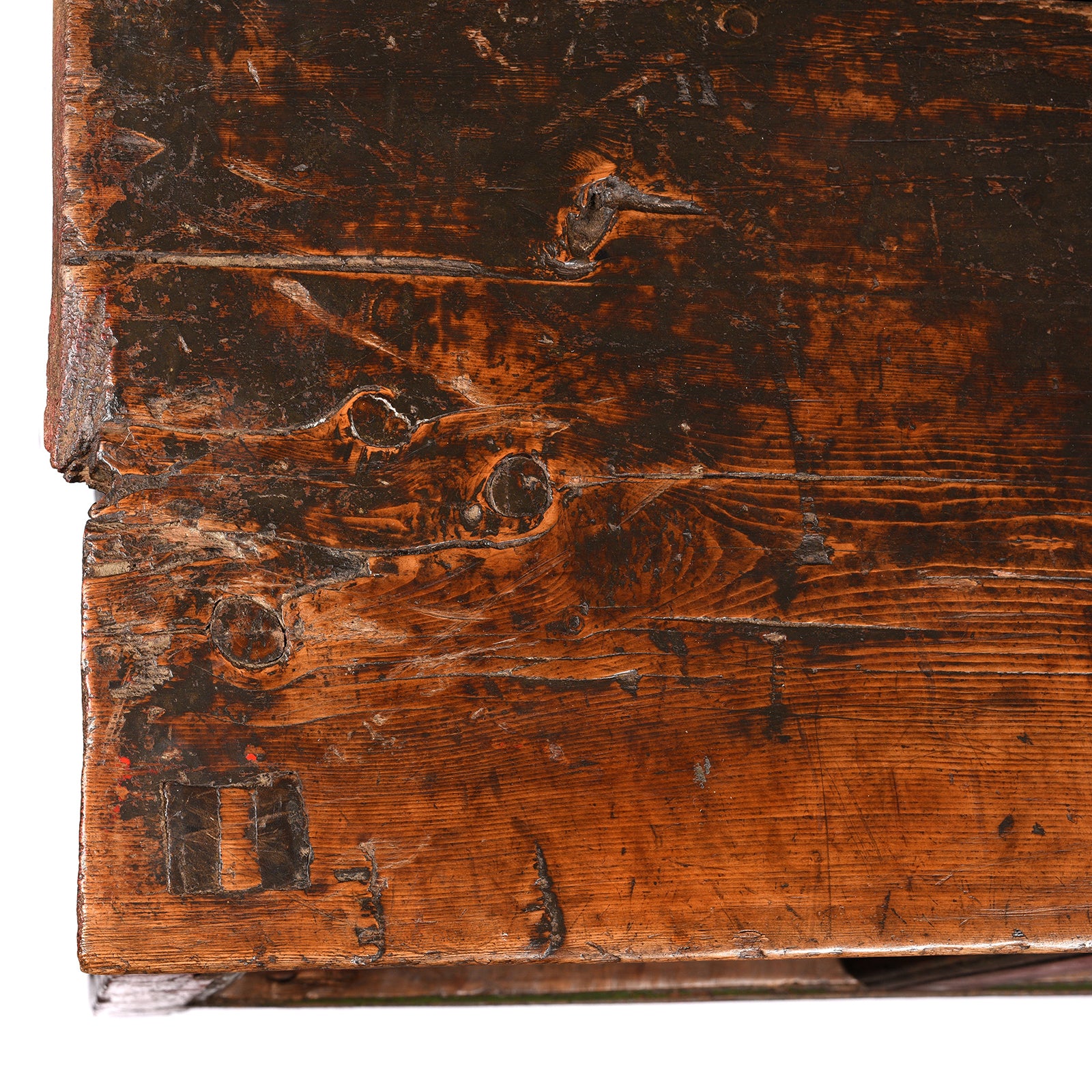 Painted Tibetan Pegam Side Cabinet - 18th Century - Image 10