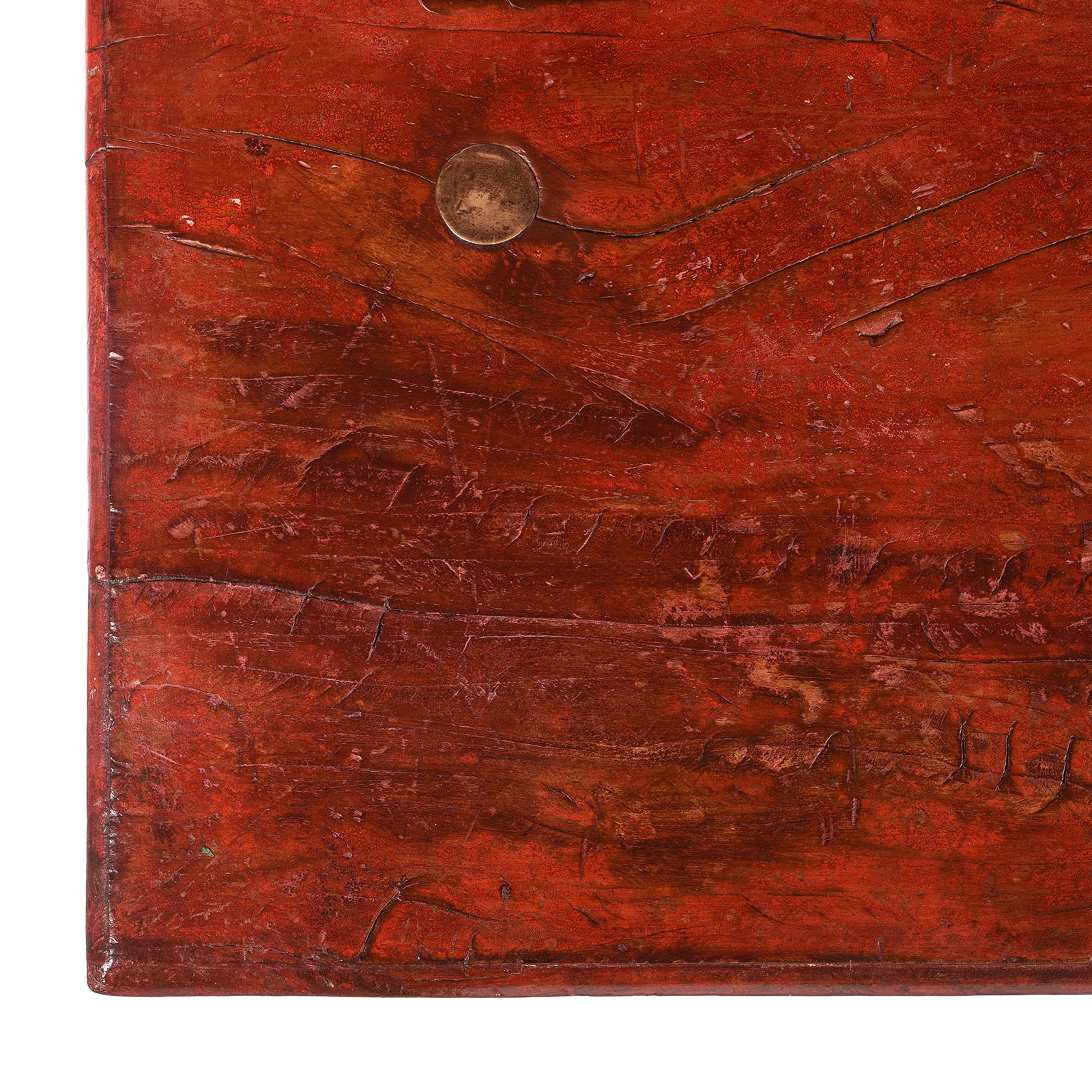 Red Lacquer Camphor Chinese Military Chest - 18th Century - Image 10