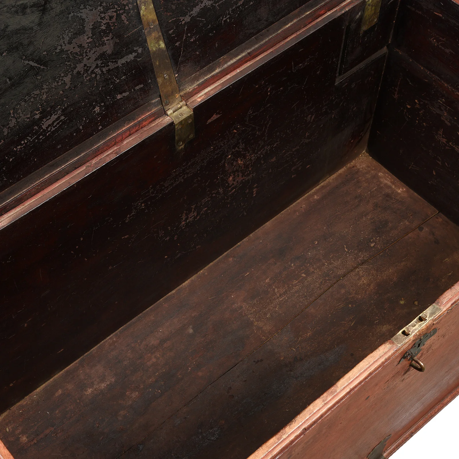 Red Lacquer Camphor Chinese Chest - 18th Century - Image 11