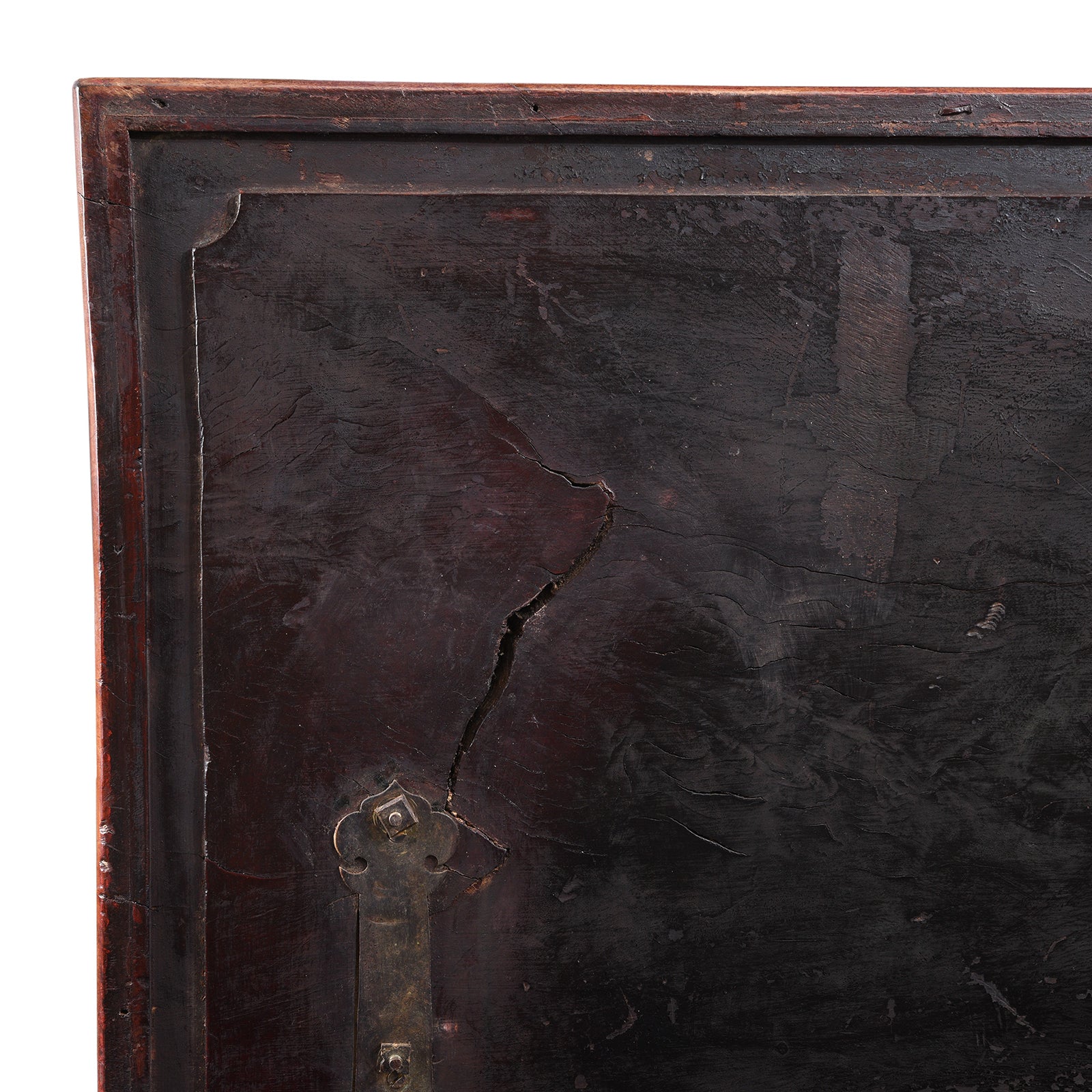 Red Lacquer Camphor Chinese Chest - 18th Century - Image 12