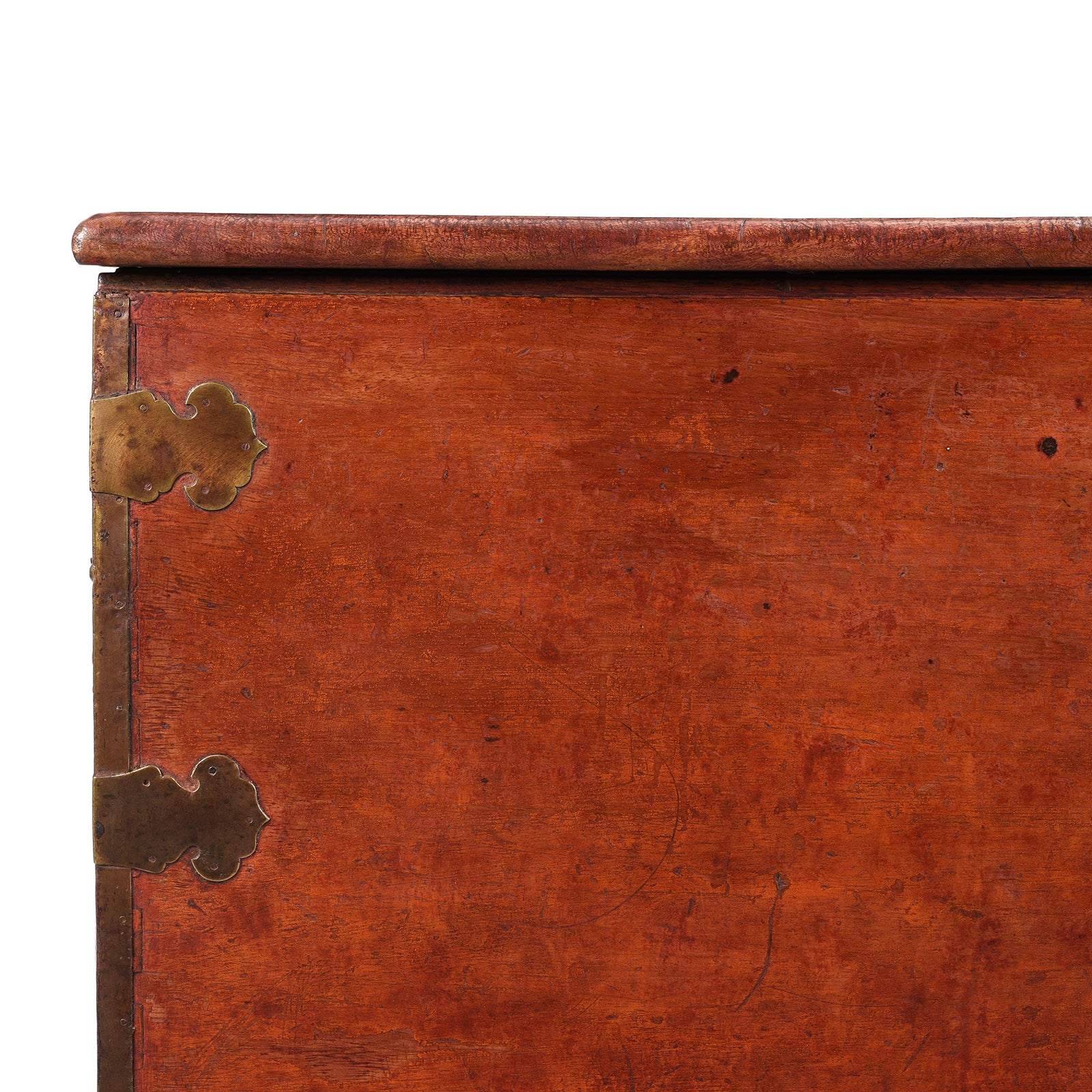 Red Lacquer Camphor Chinese Chest - 18th Century - Image 3